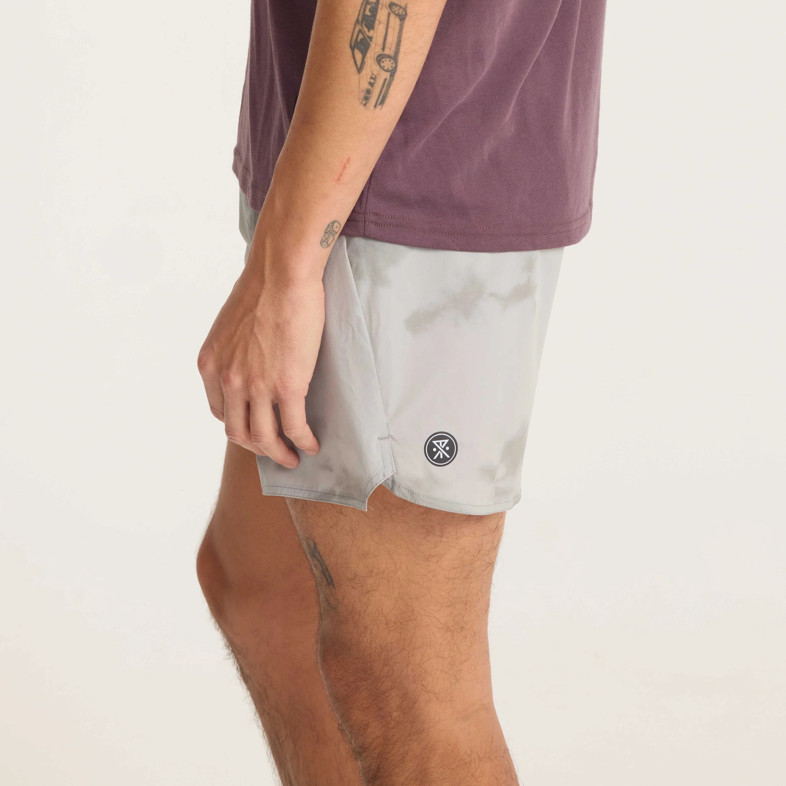 Alta 5" Shorts - Ghost Grey - Image 7