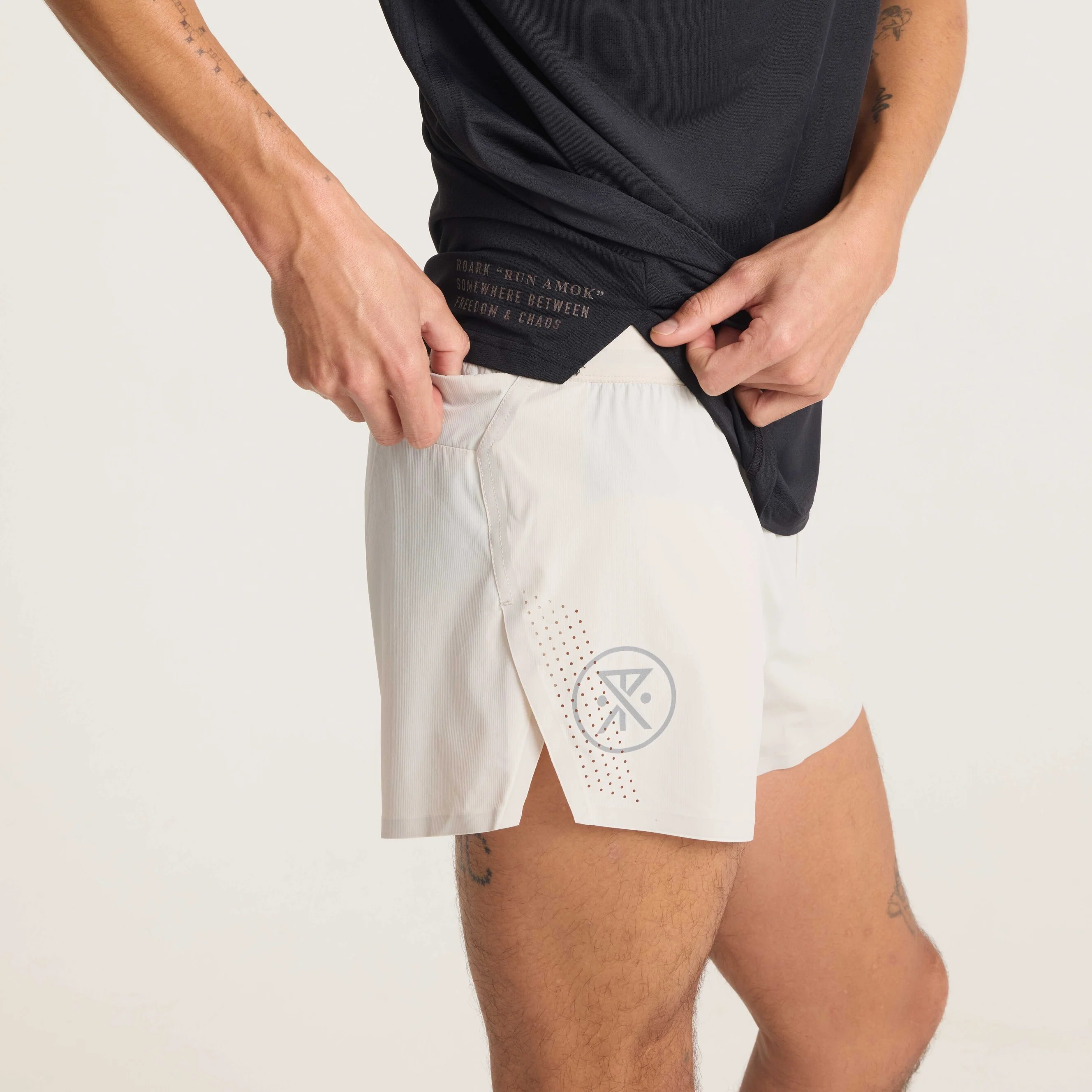 Alta Elite 3.5" Shorts - Moonstone - Image 9