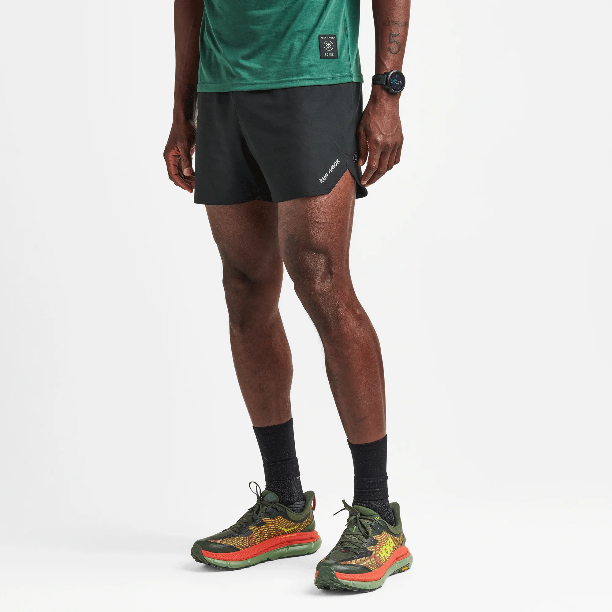 Baja 5" Shorts - Black - Image 6