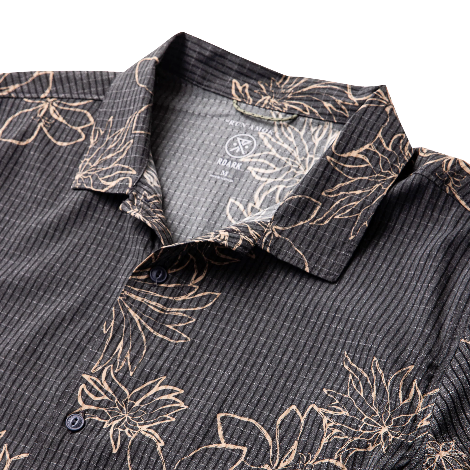Bless Up Trail Button Up Shirt - Onyx Floral - Image 6