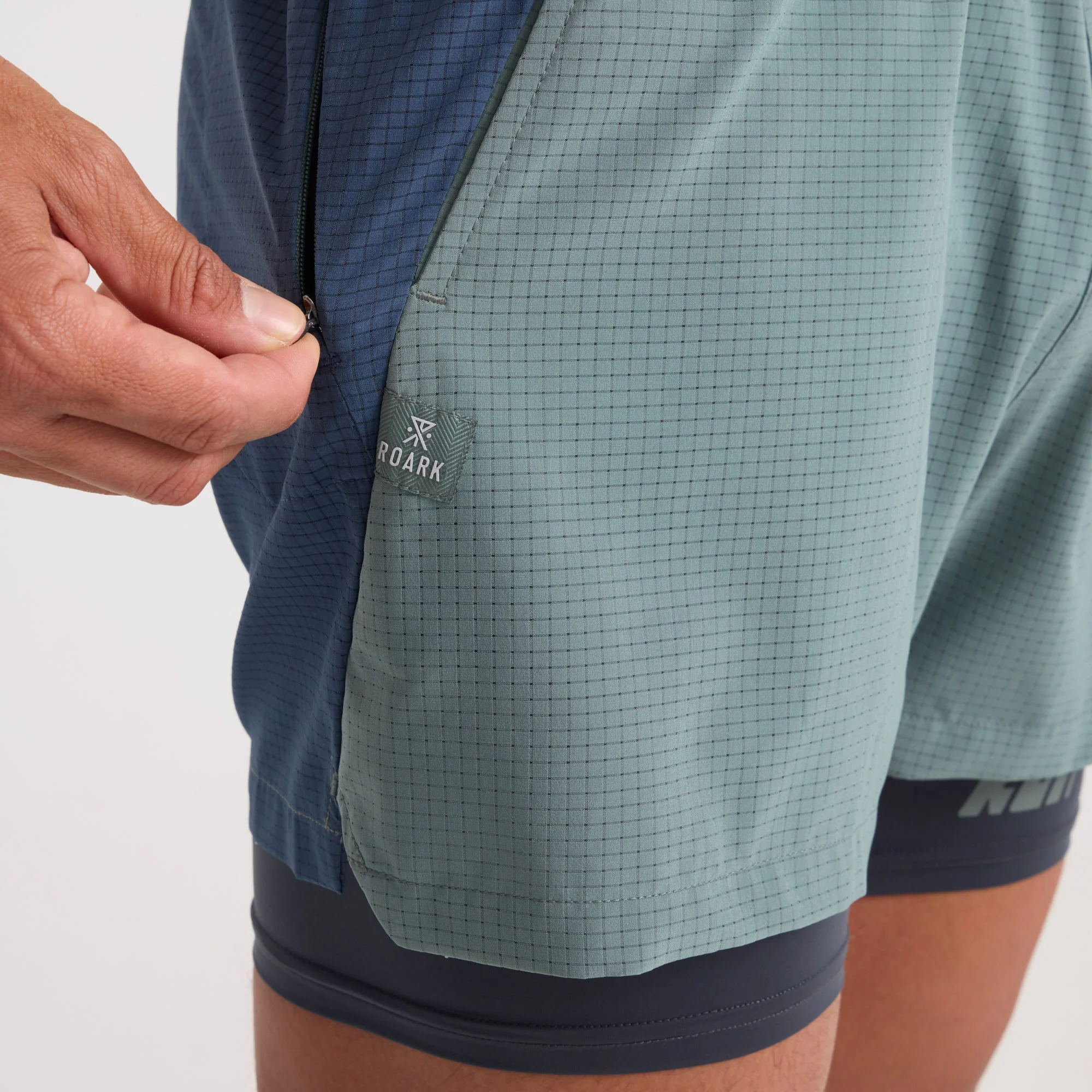 Bommer 3.5" Shorts - Slate Green - Image 9