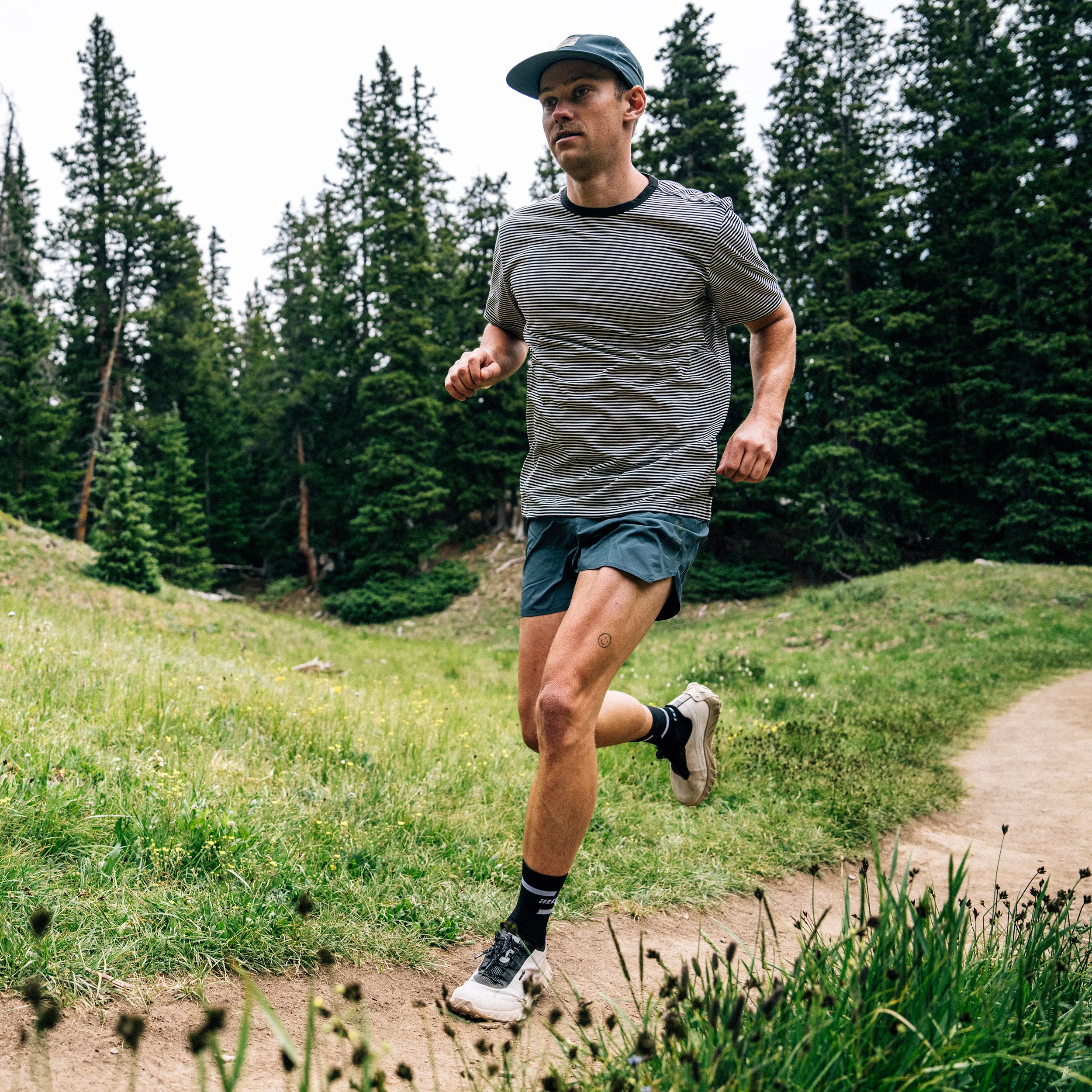 Borrego Short Sleeve Active Tee - Stripe - Image 4