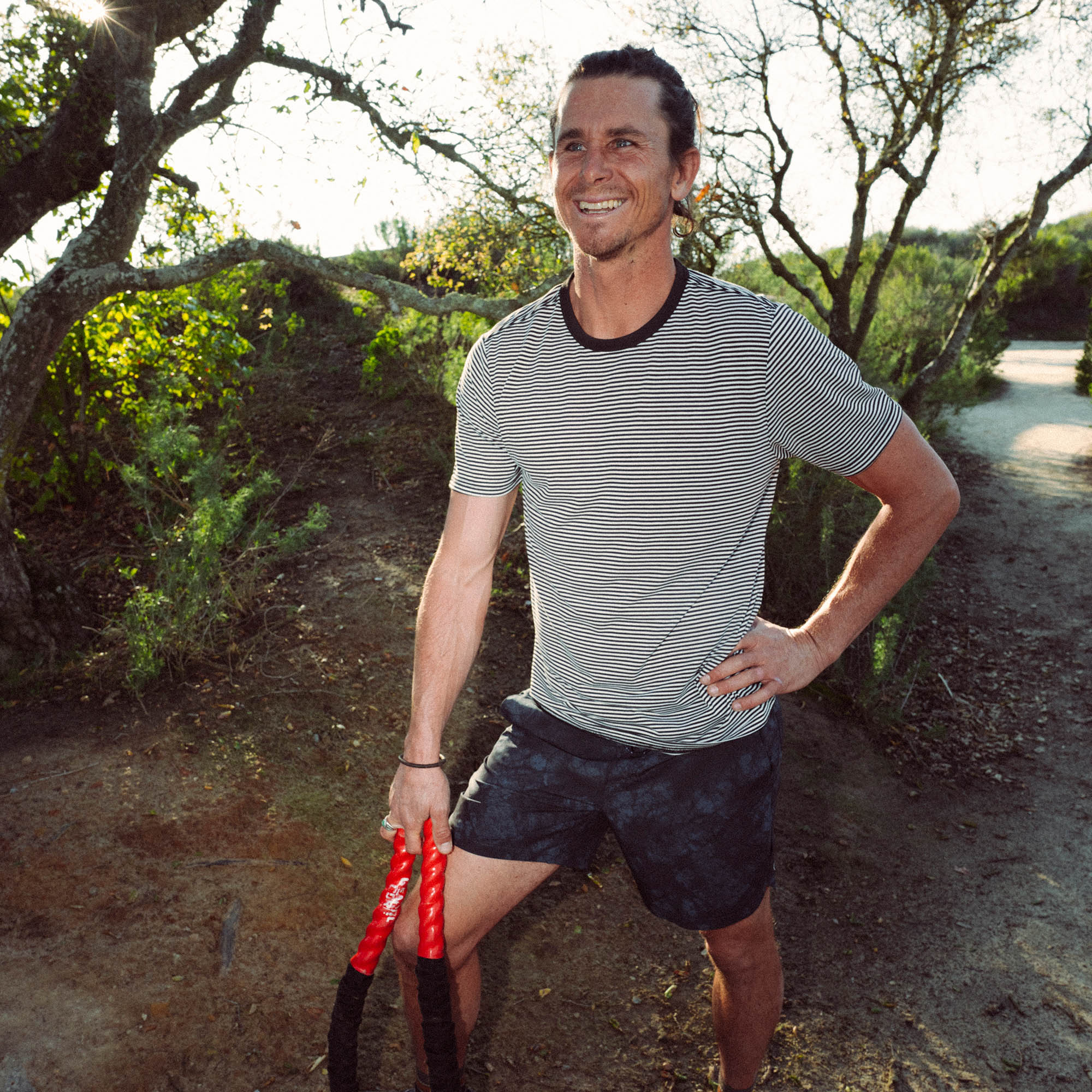 Borrego Short Sleeve Active Tee - Stripe - Image 7