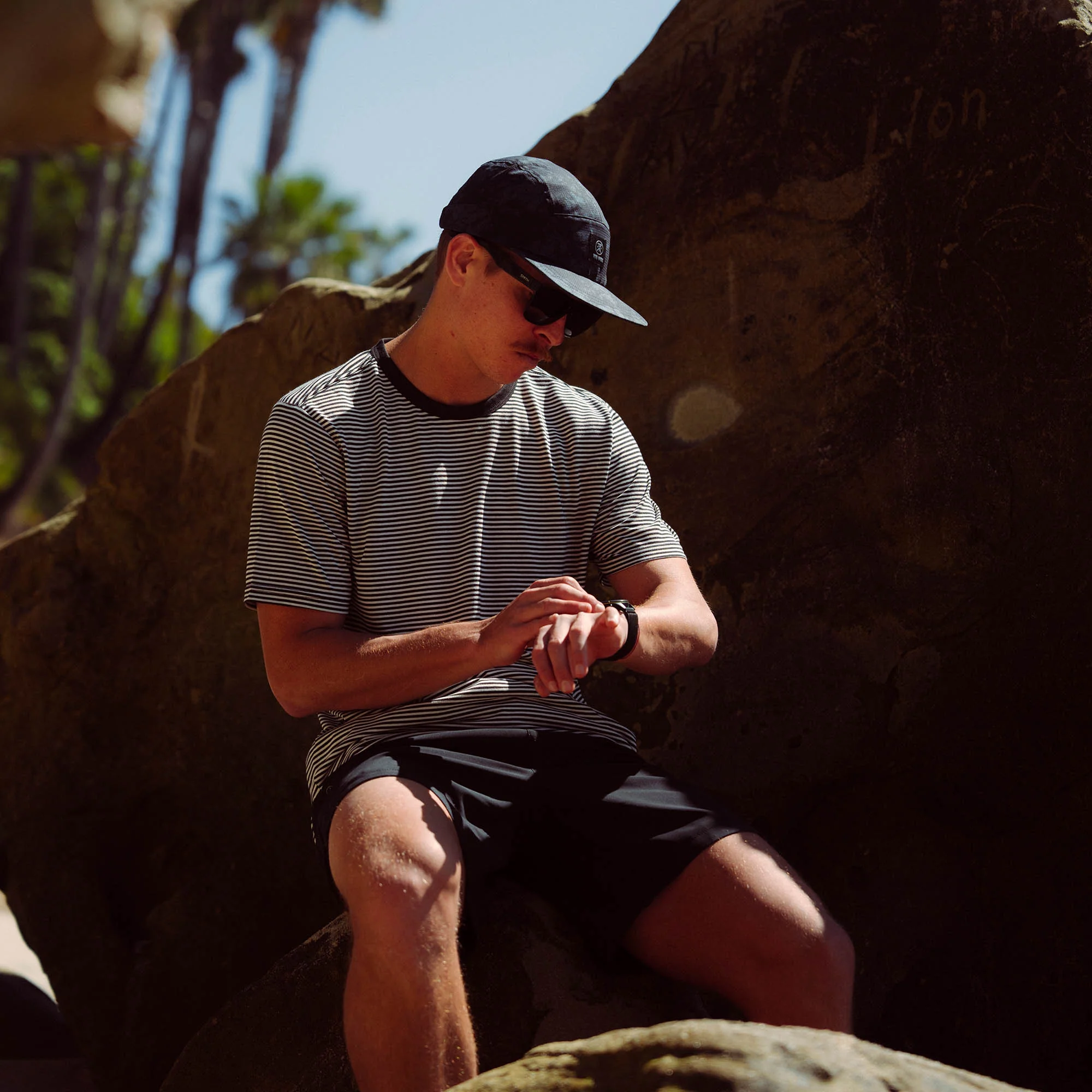 Borrego Short Sleeve Active Tee - Stripe - Image 9