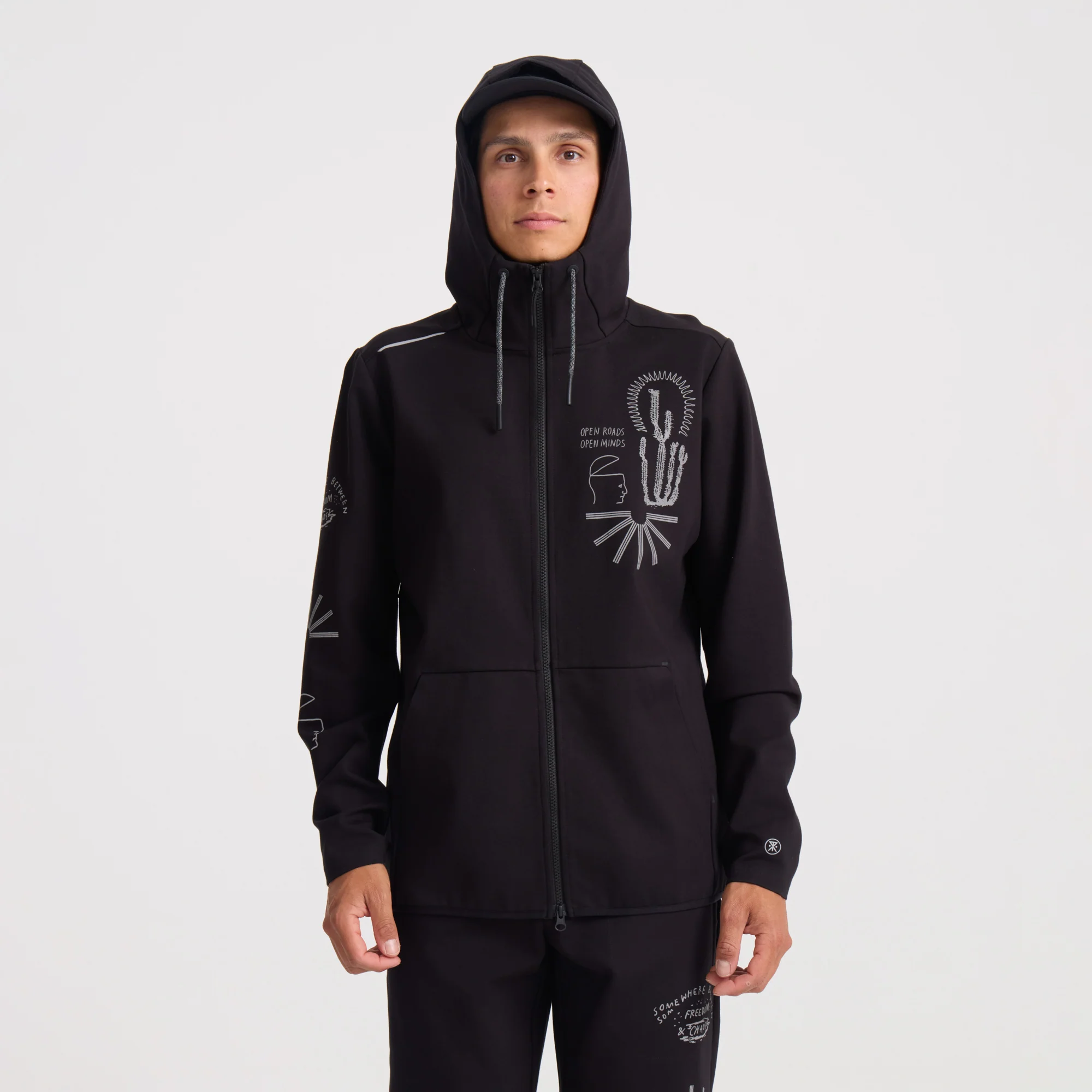 El Morro Zip Fleece 2.0 Hoodie - Black - Image 4