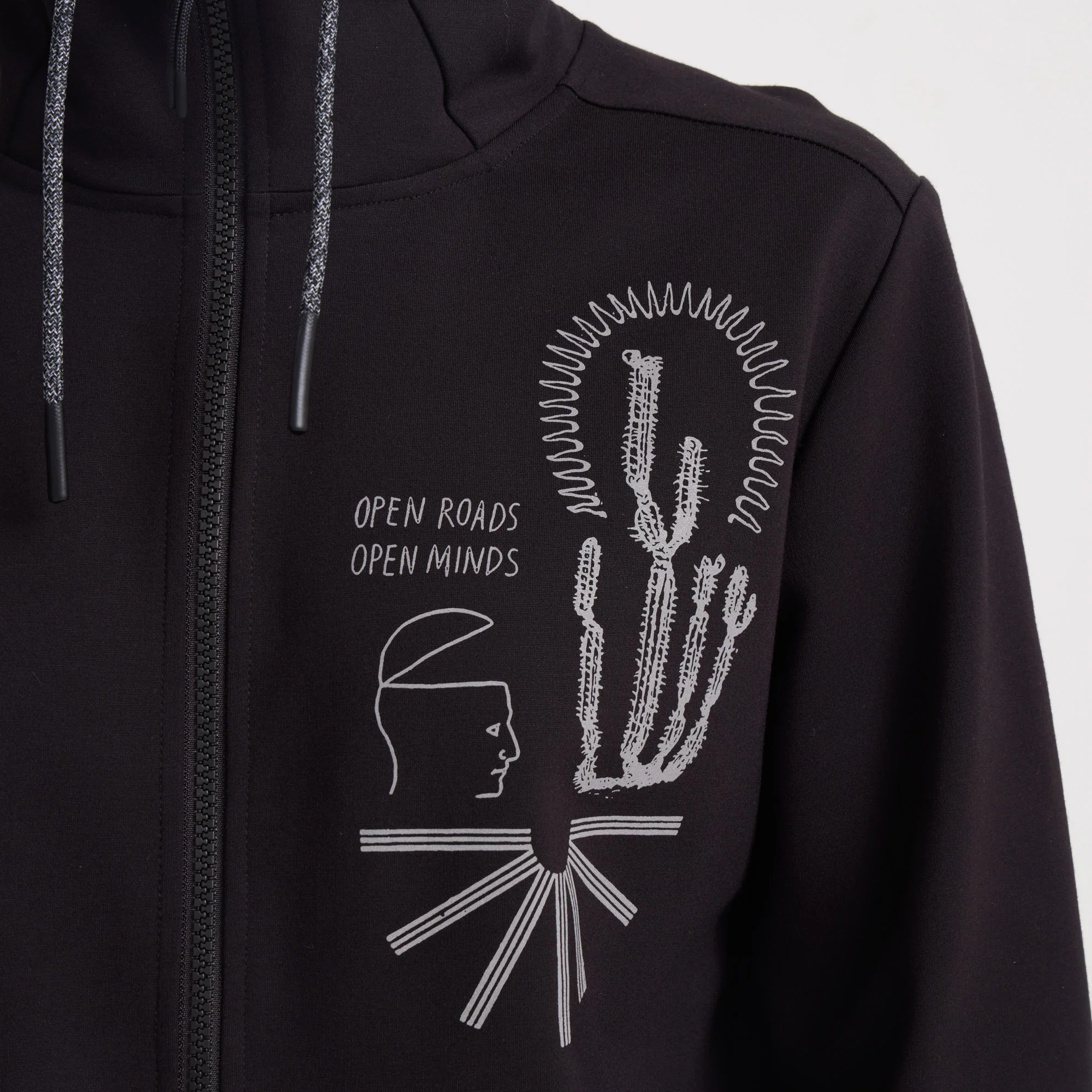 El Morro Zip Fleece 2.0 Hoodie - Black - Image 6