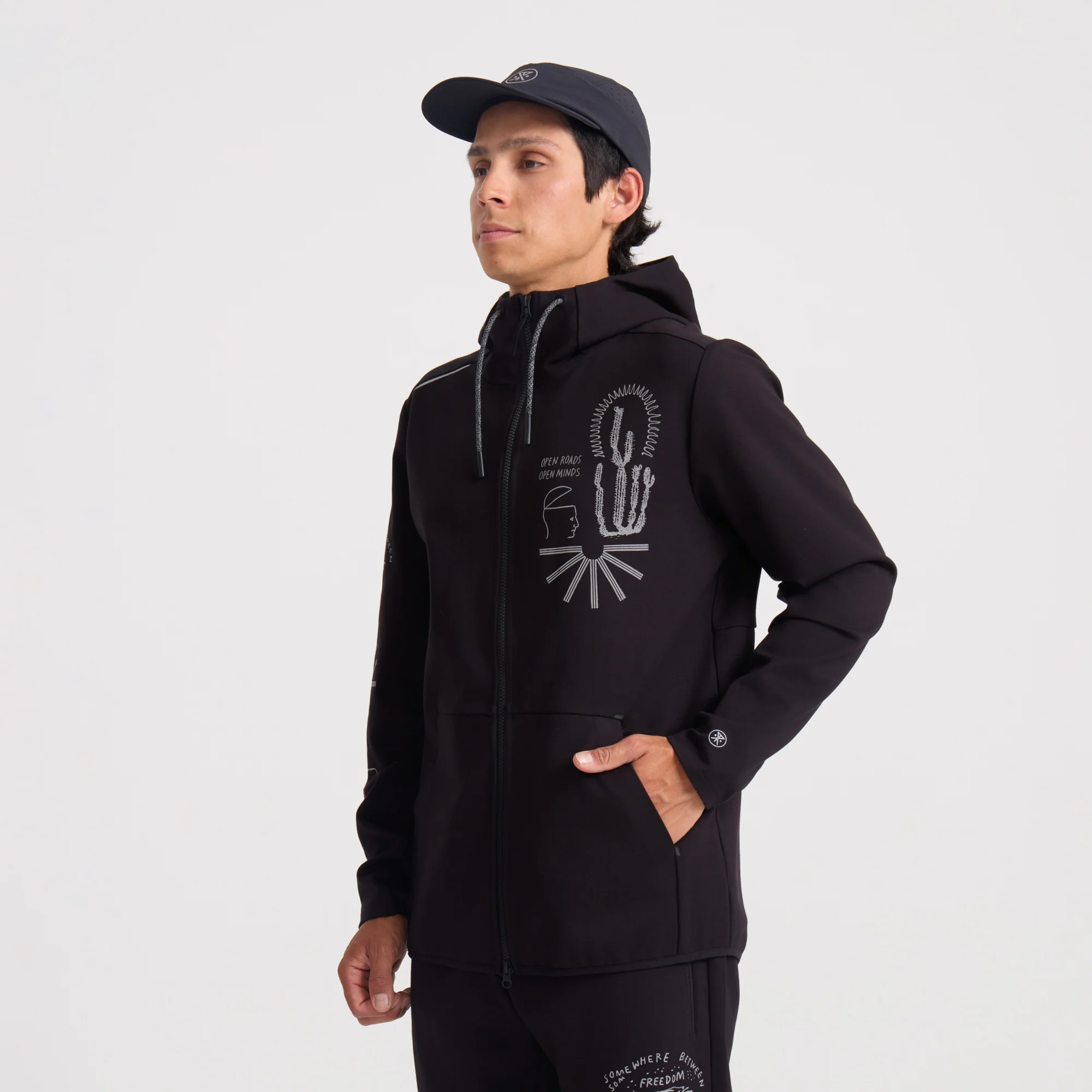 El Morro Zip Fleece 2.0 Hoodie - Black - Image 8