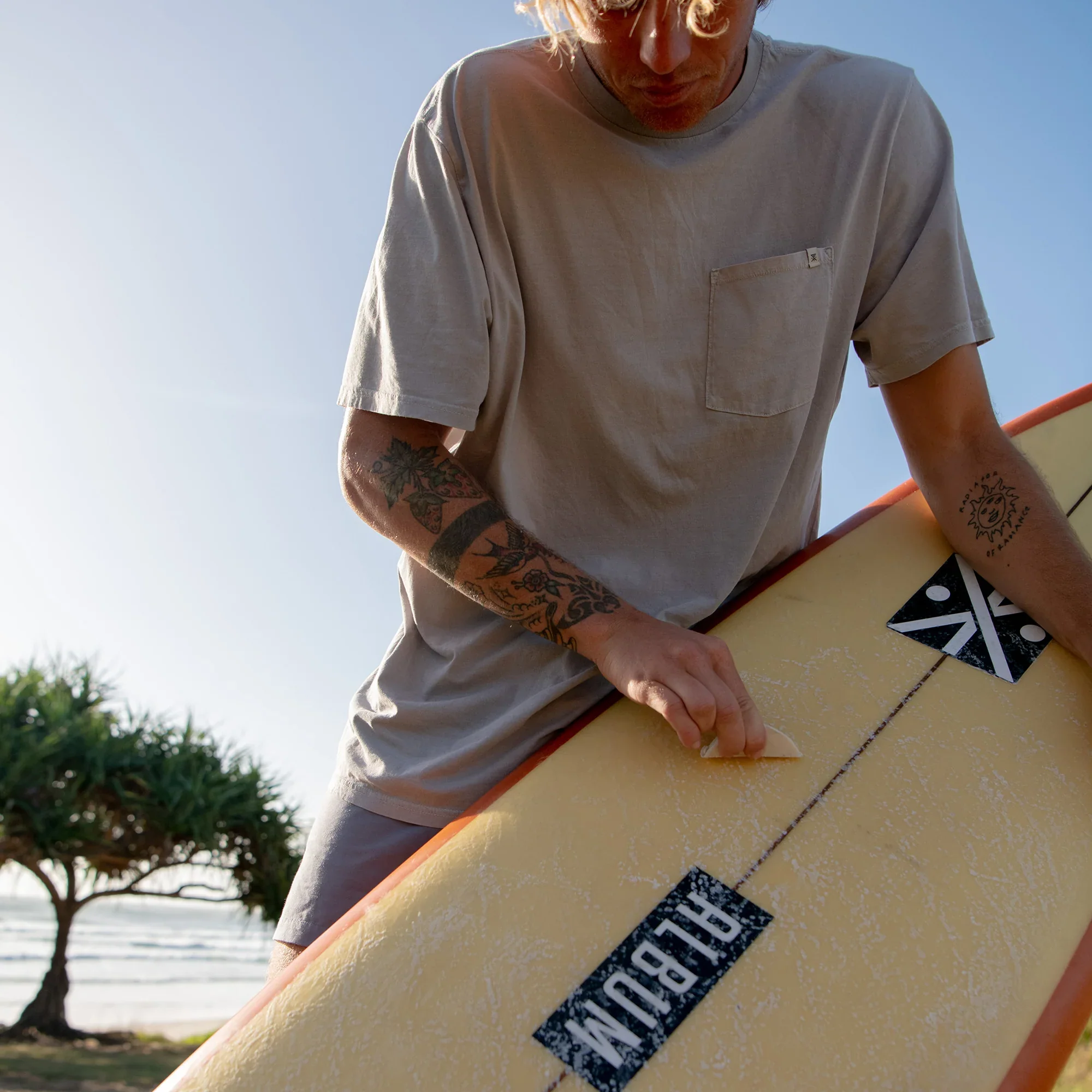 Made To Fade Short Sleeve Tee - Washed Grey - Image 10