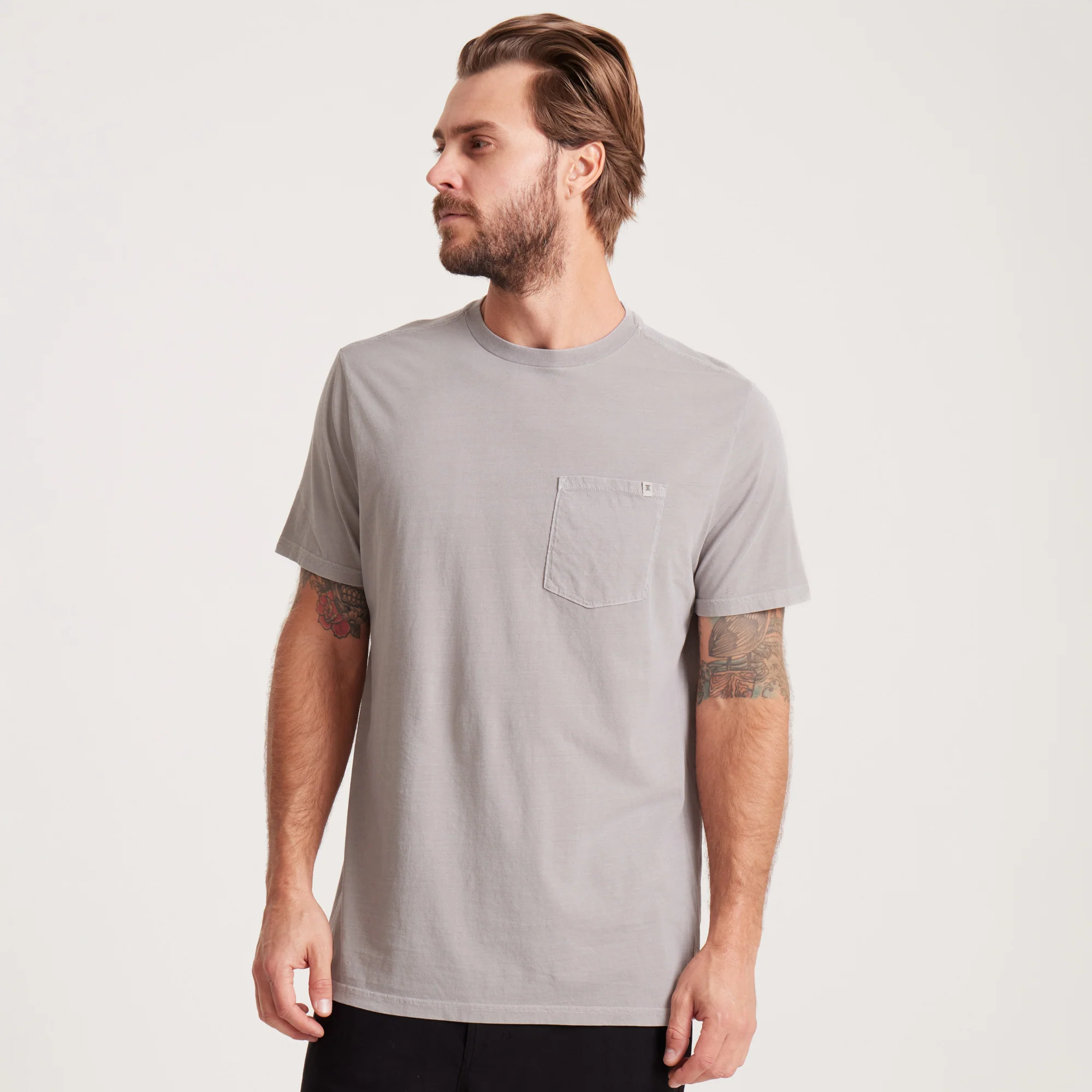 Made To Fade Short Sleeve Tee - Washed Grey - Image 3