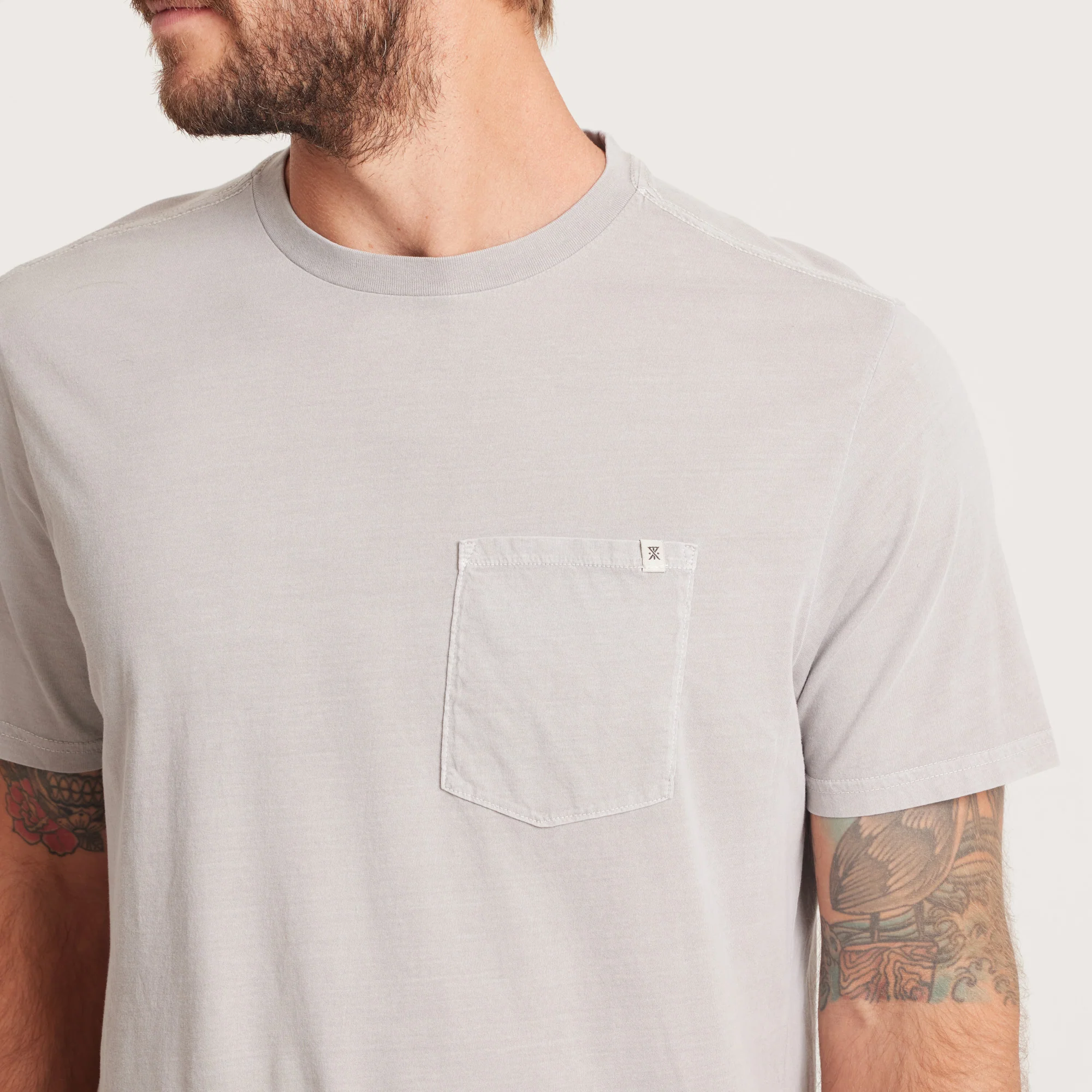 Made To Fade Short Sleeve Tee - Washed Grey - Image 7