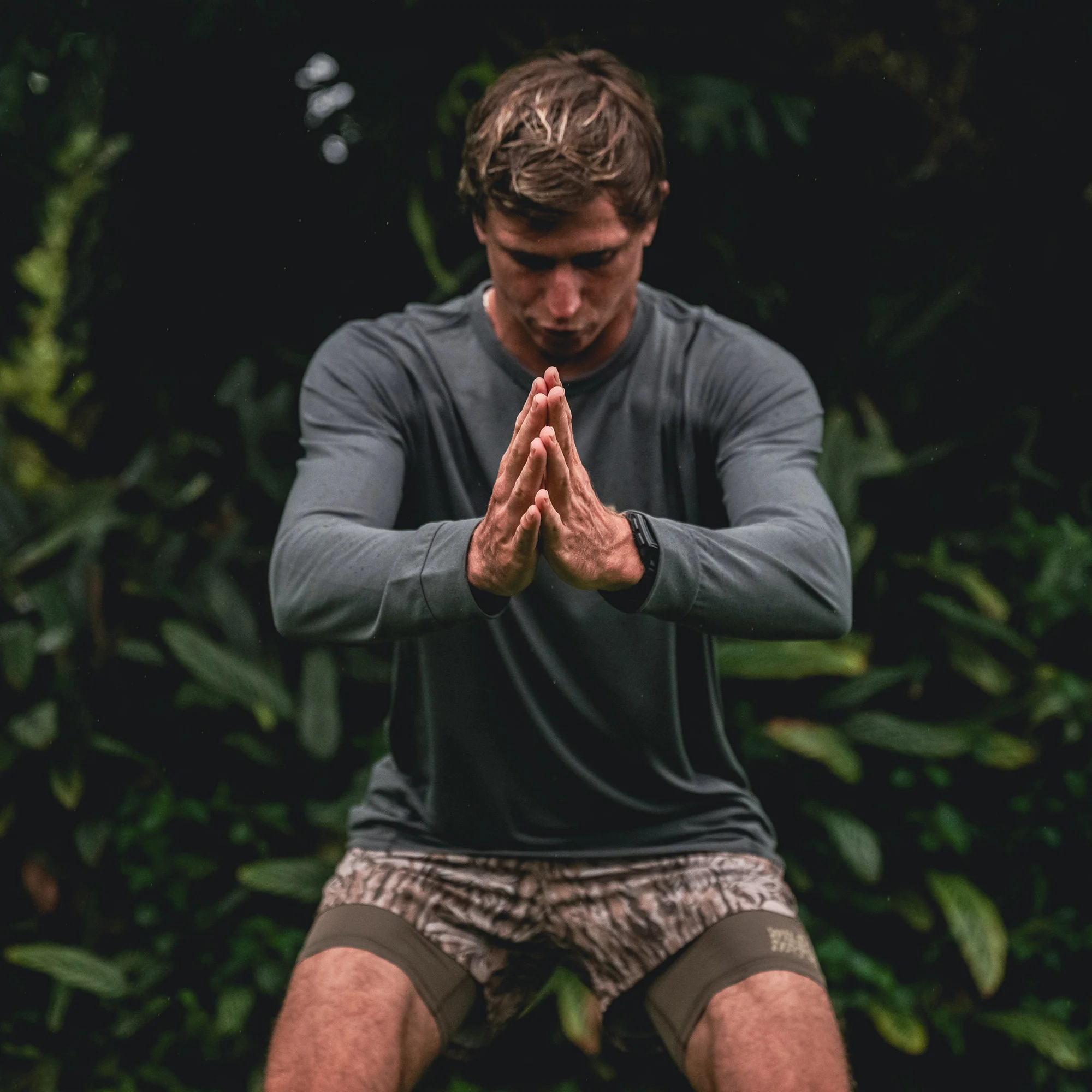 Mathis Active Long Sleeve Tee - Charcoal - Image 5