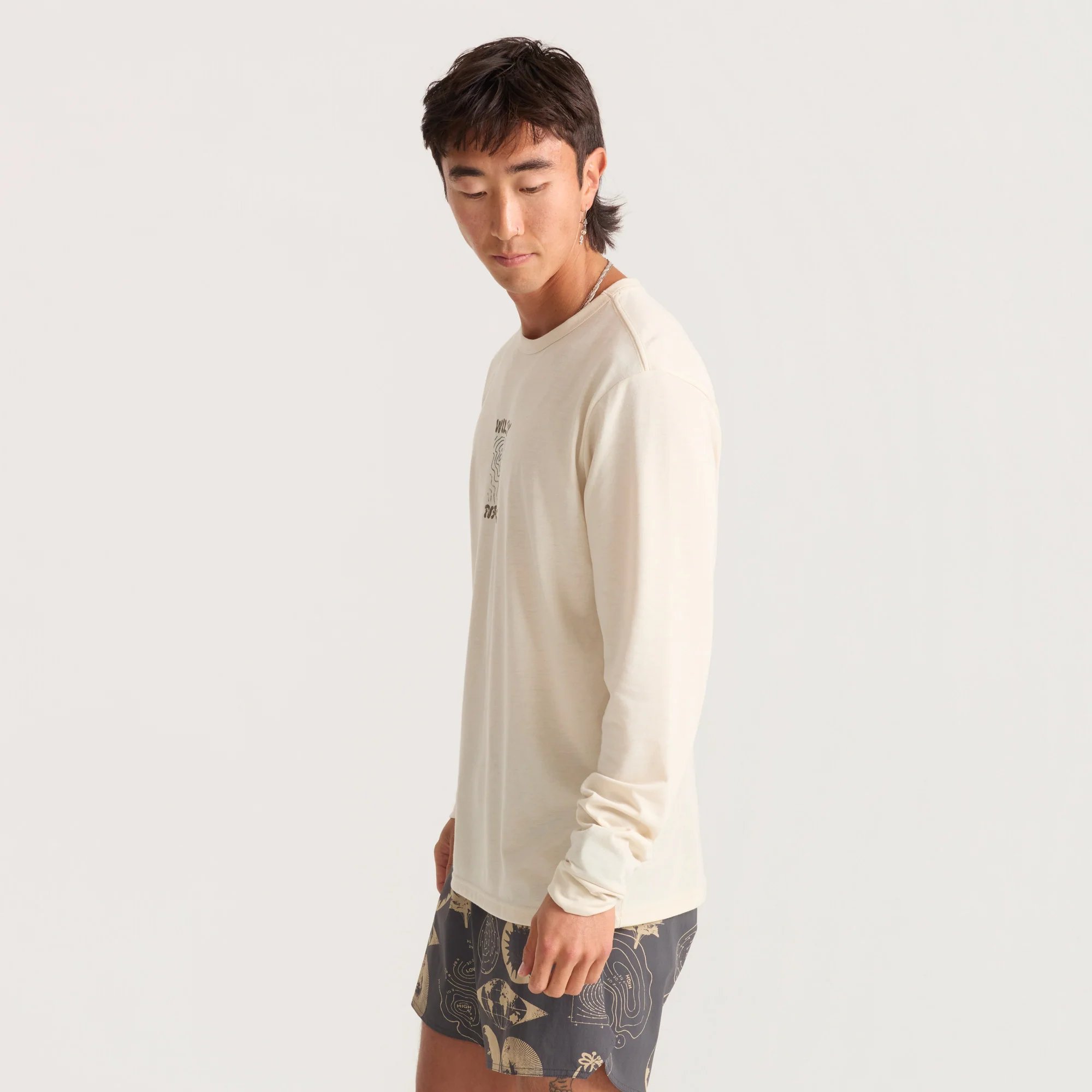 Mathis Active Long Sleeve Tee - Ivory - Image 5