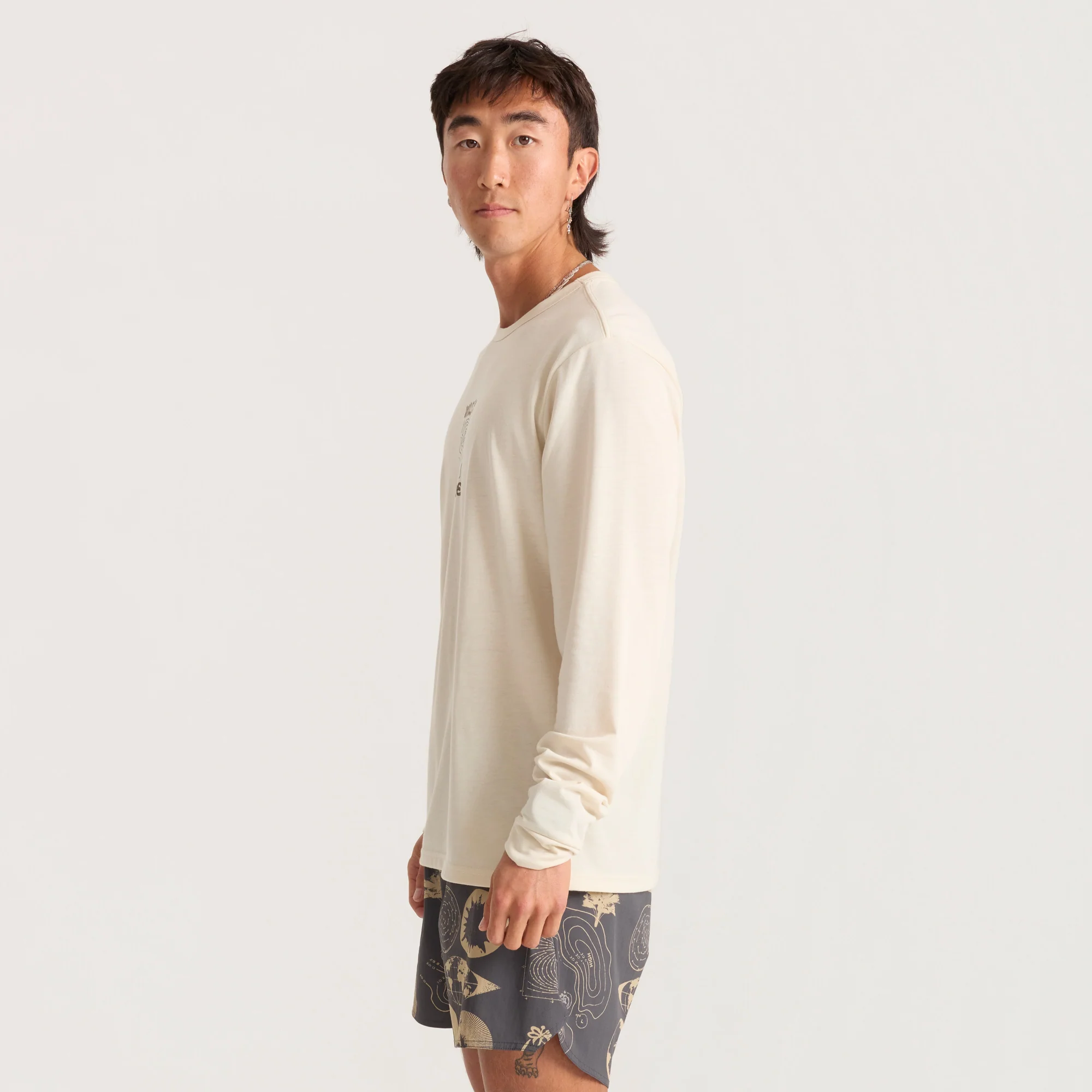 Mathis Active Long Sleeve Tee - Ivory - Image 6