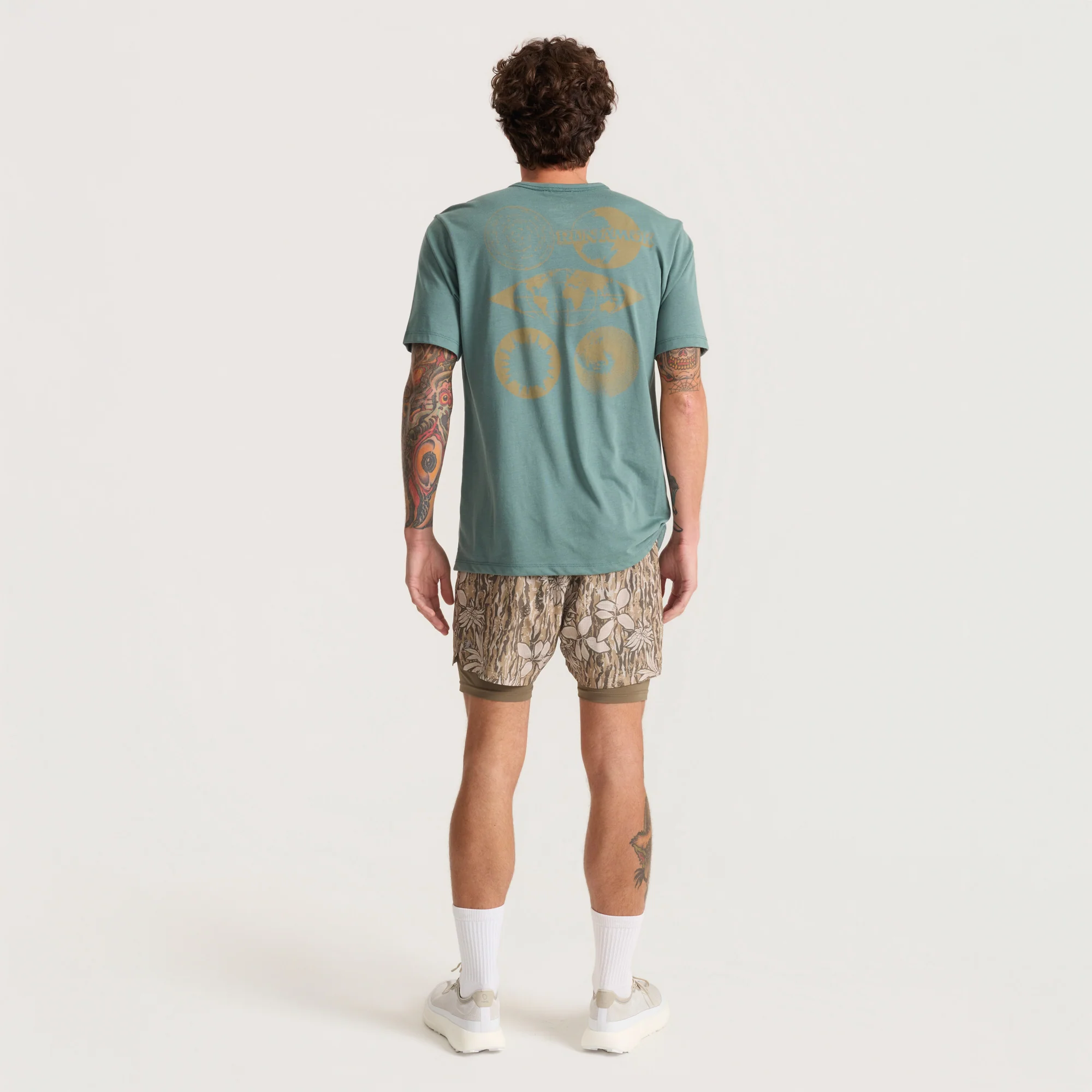 Mathis Active Short Sleeve Tee - Slate Green - Image 3