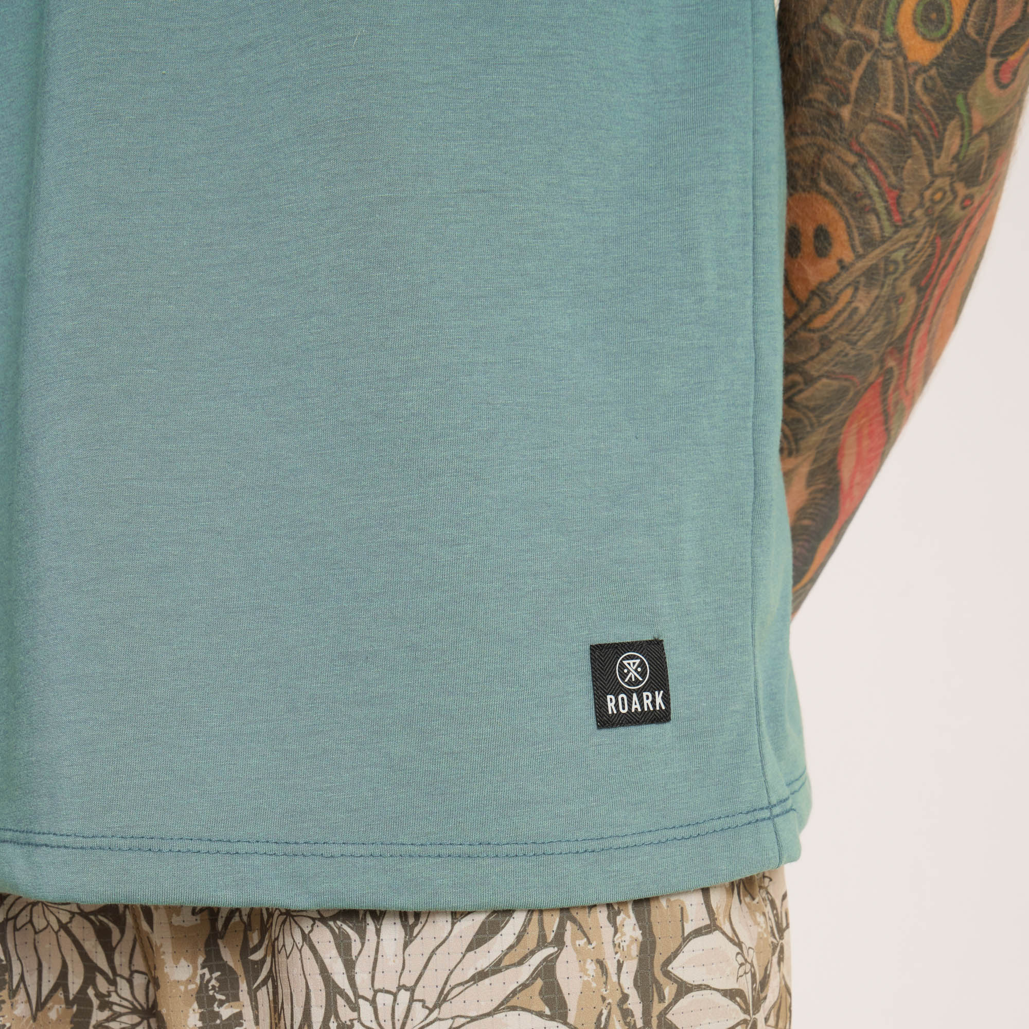 Mathis Active Short Sleeve Tee - Slate Green - Image 5