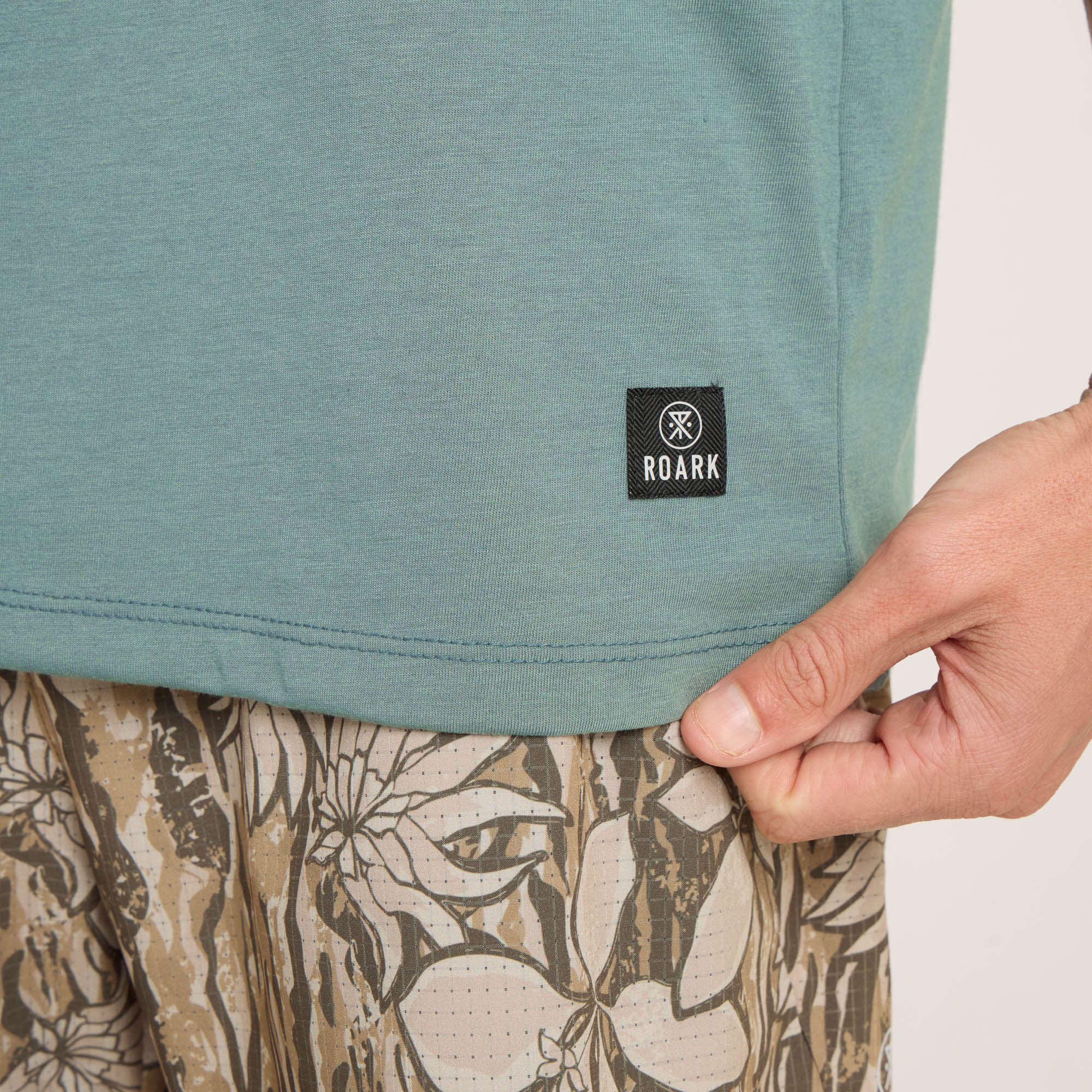 Mathis Active Short Sleeve Tee - Slate Green - Image 7