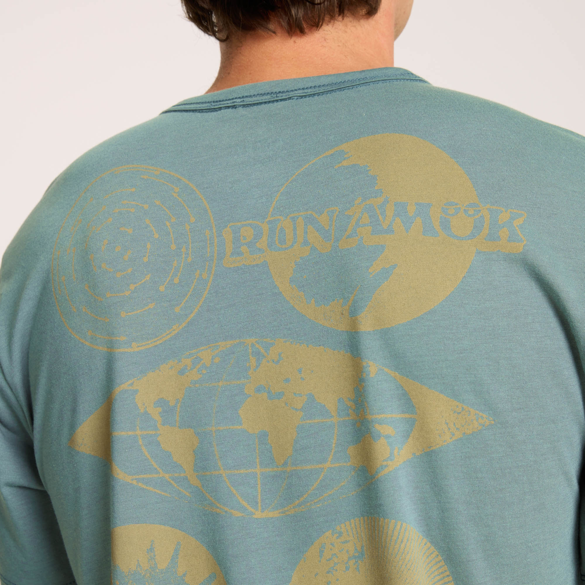 Mathis Active Short Sleeve Tee - Slate Green - Image 9