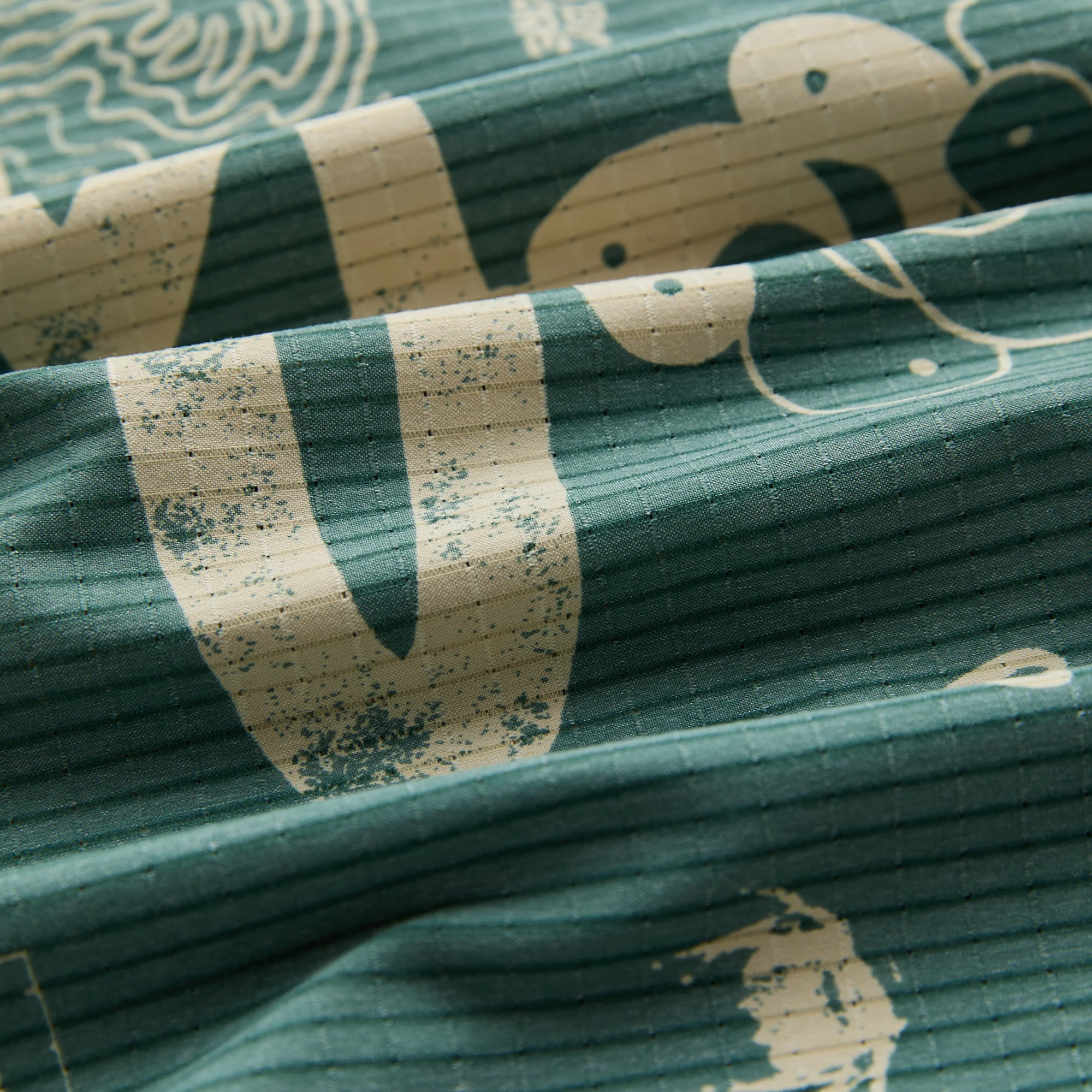 Bless Up Trail Button Up Shirt - Slate Green/Tan - Image 10