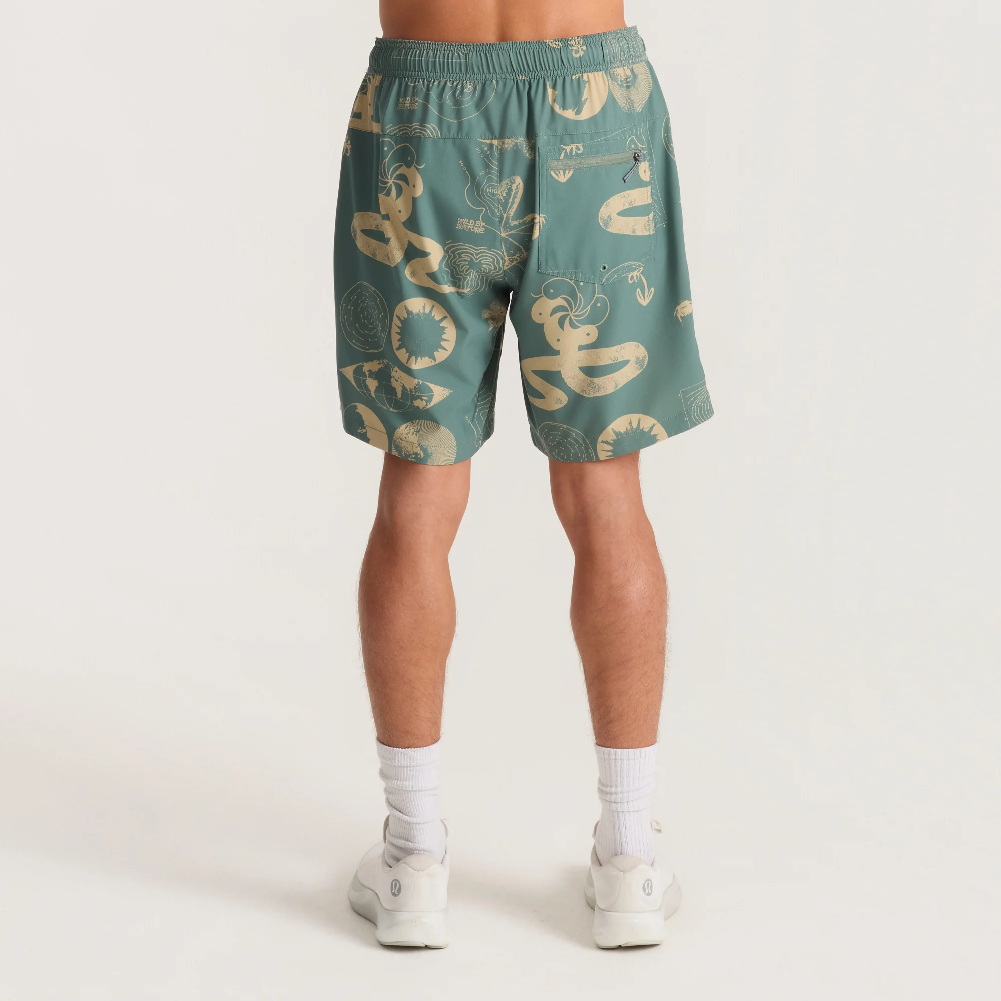 Serrano 7" Active Stretch Shorts - Slate Green - Image 11