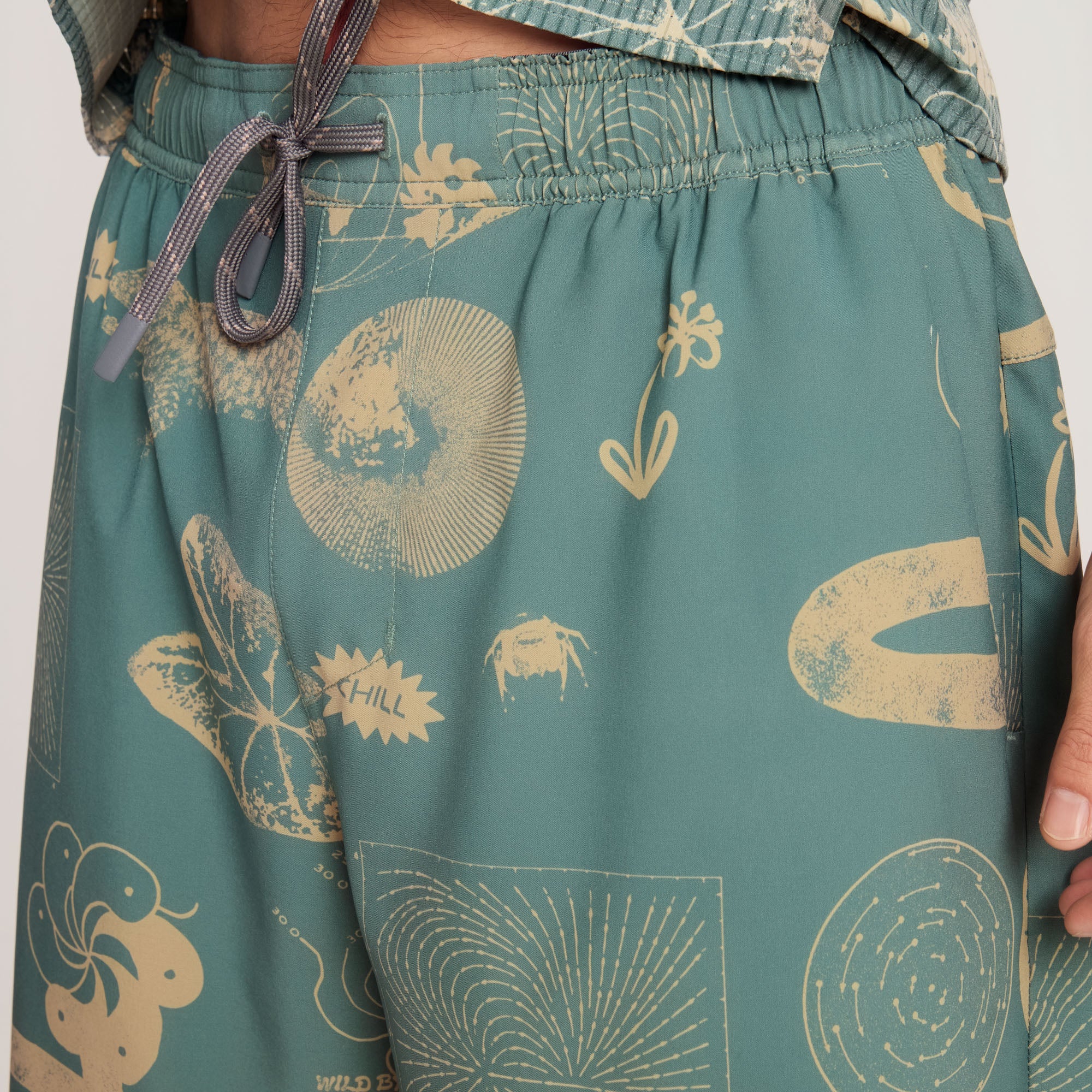 Serrano 7" Active Stretch Shorts - Slate Green - Image 12