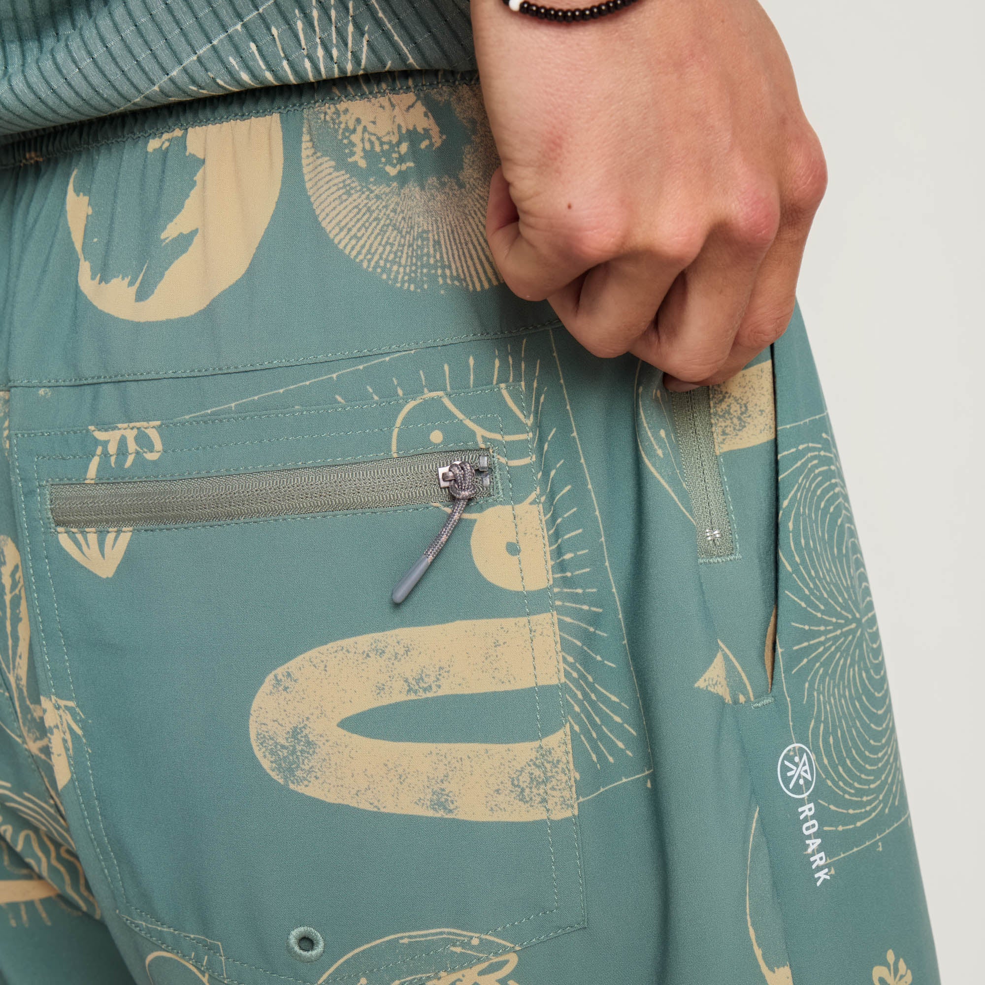 Serrano 7" Active Stretch Shorts - Slate Green - Image 14