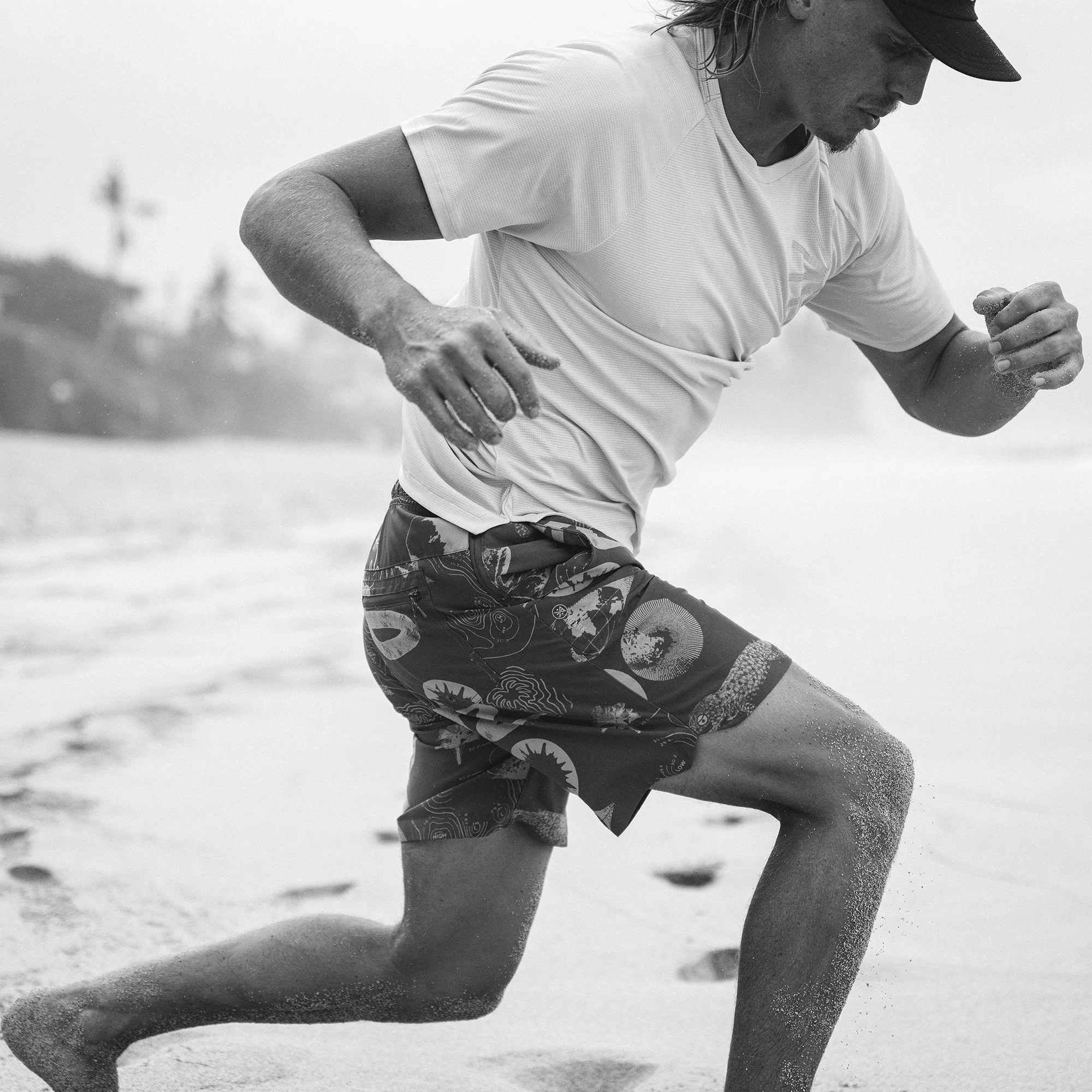 Serrano 7" Active Stretch Shorts - Slate Green - Image 3