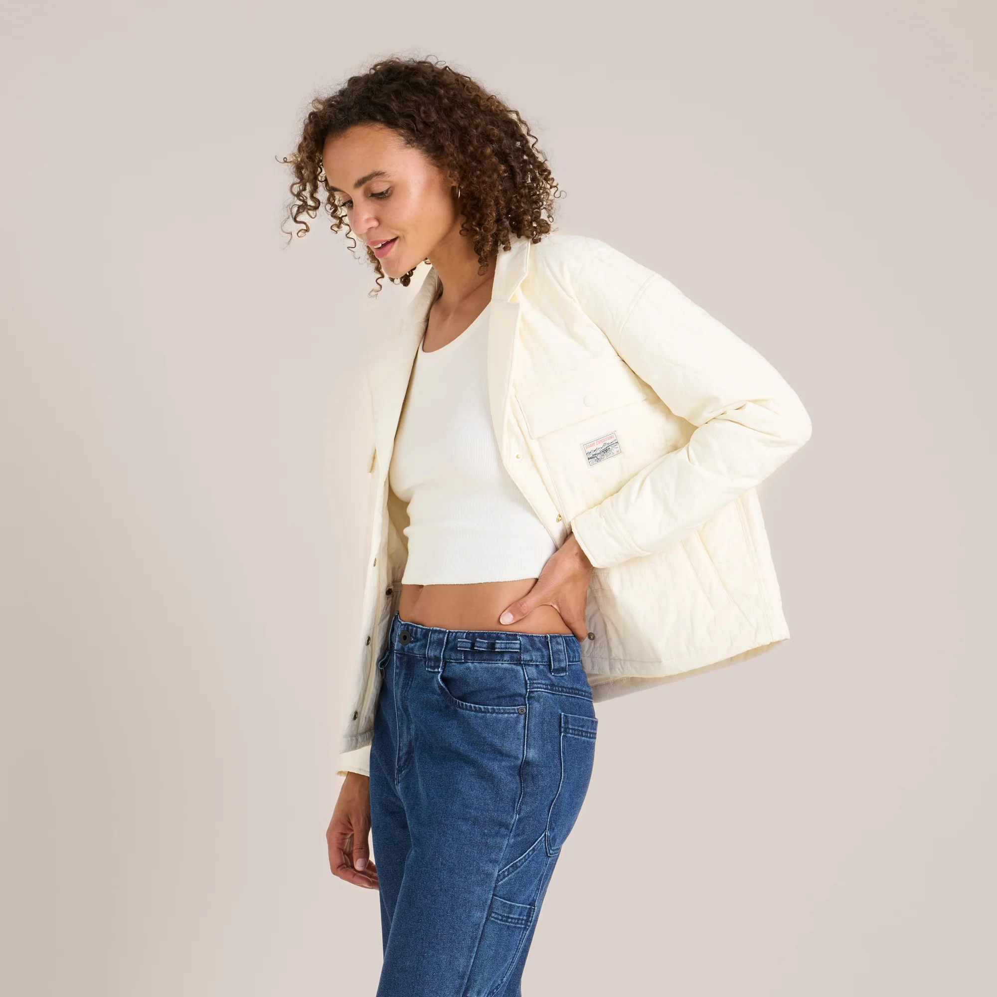 Passport Plush Jacket - White Wolf - Image 4