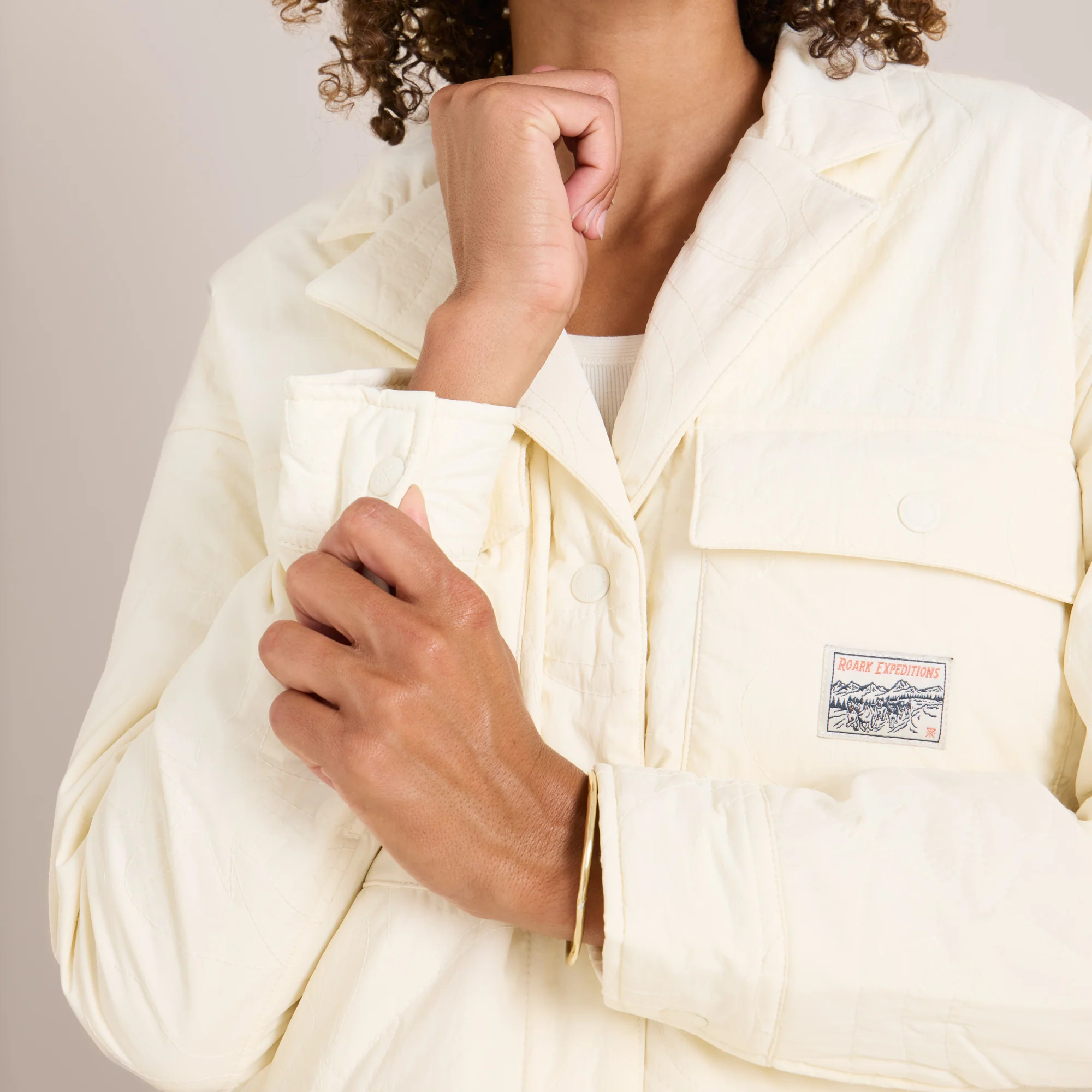 Passport Plush Jacket - White Wolf - Image 8