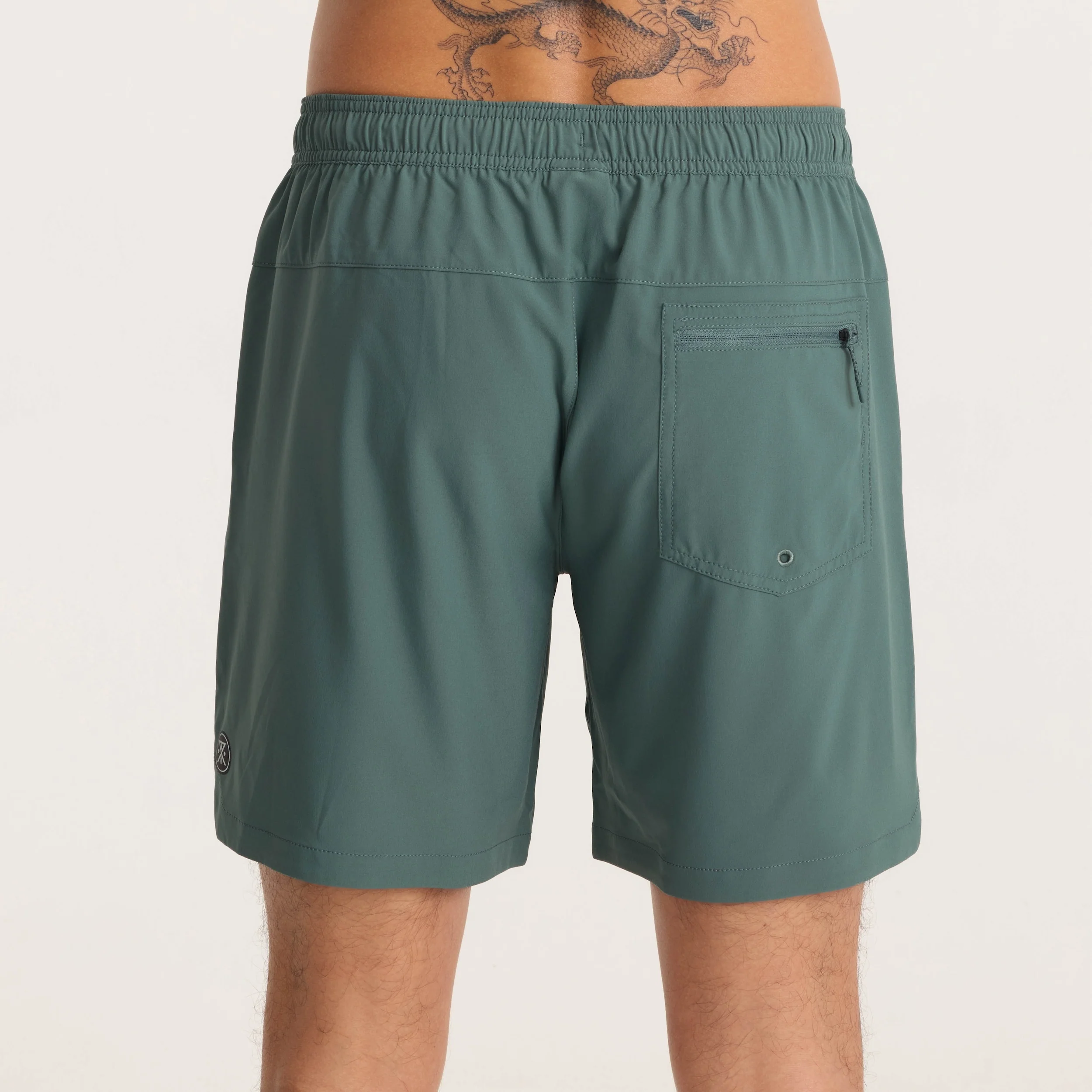 Serrano 7" Active Stretch Shorts - Forest - Image 7