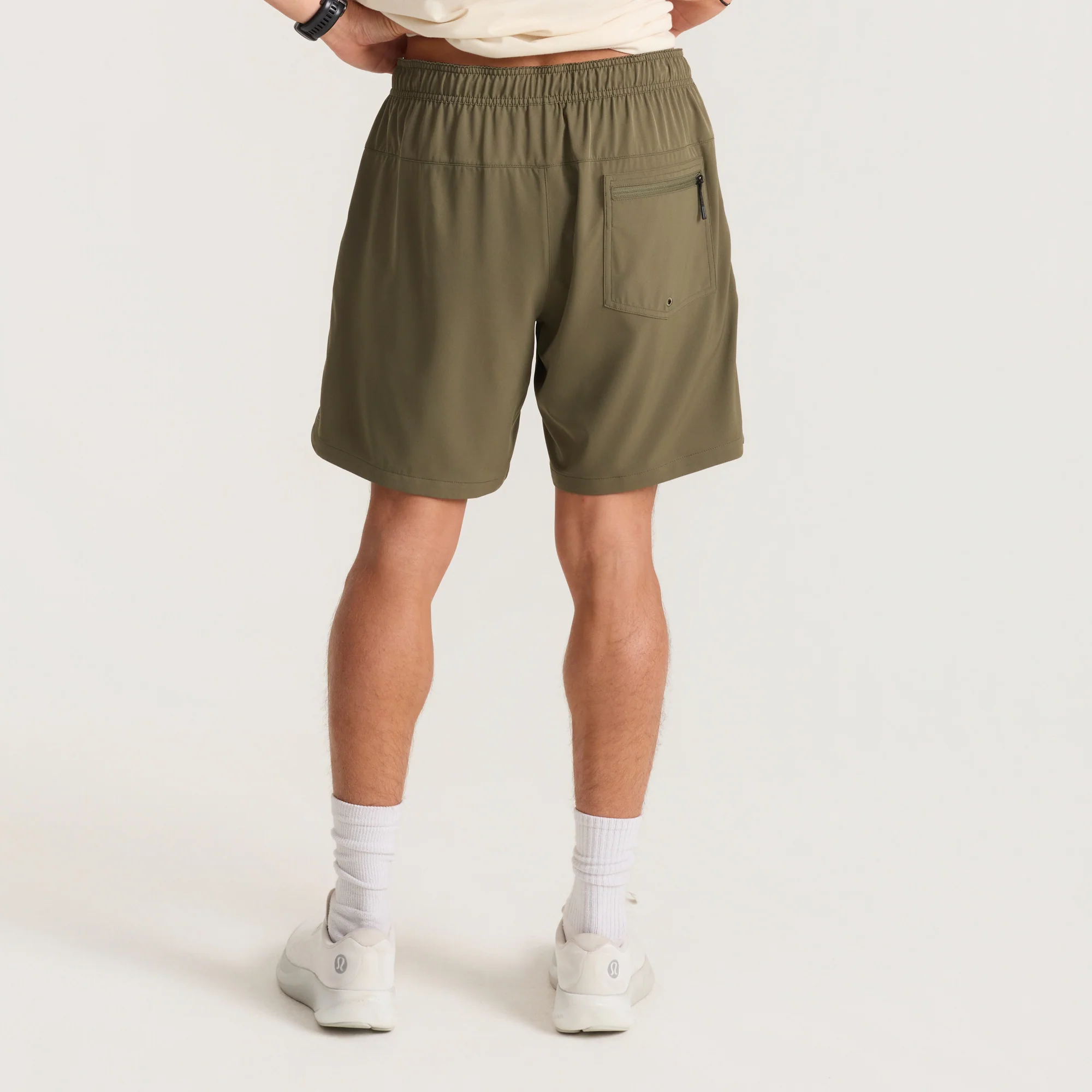 Serrano 7" Active Stretch Shorts - Military - Image 3