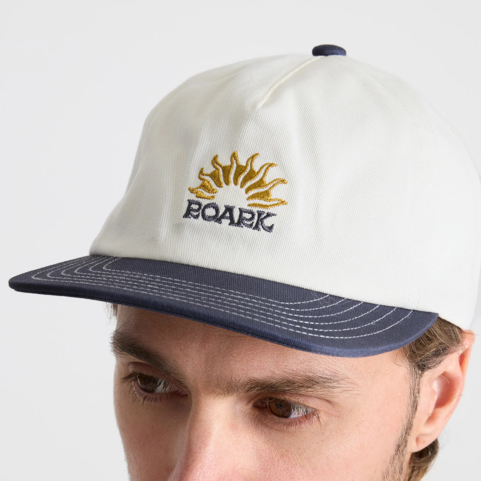 Venture Snapback Hat - Off White - Image 4