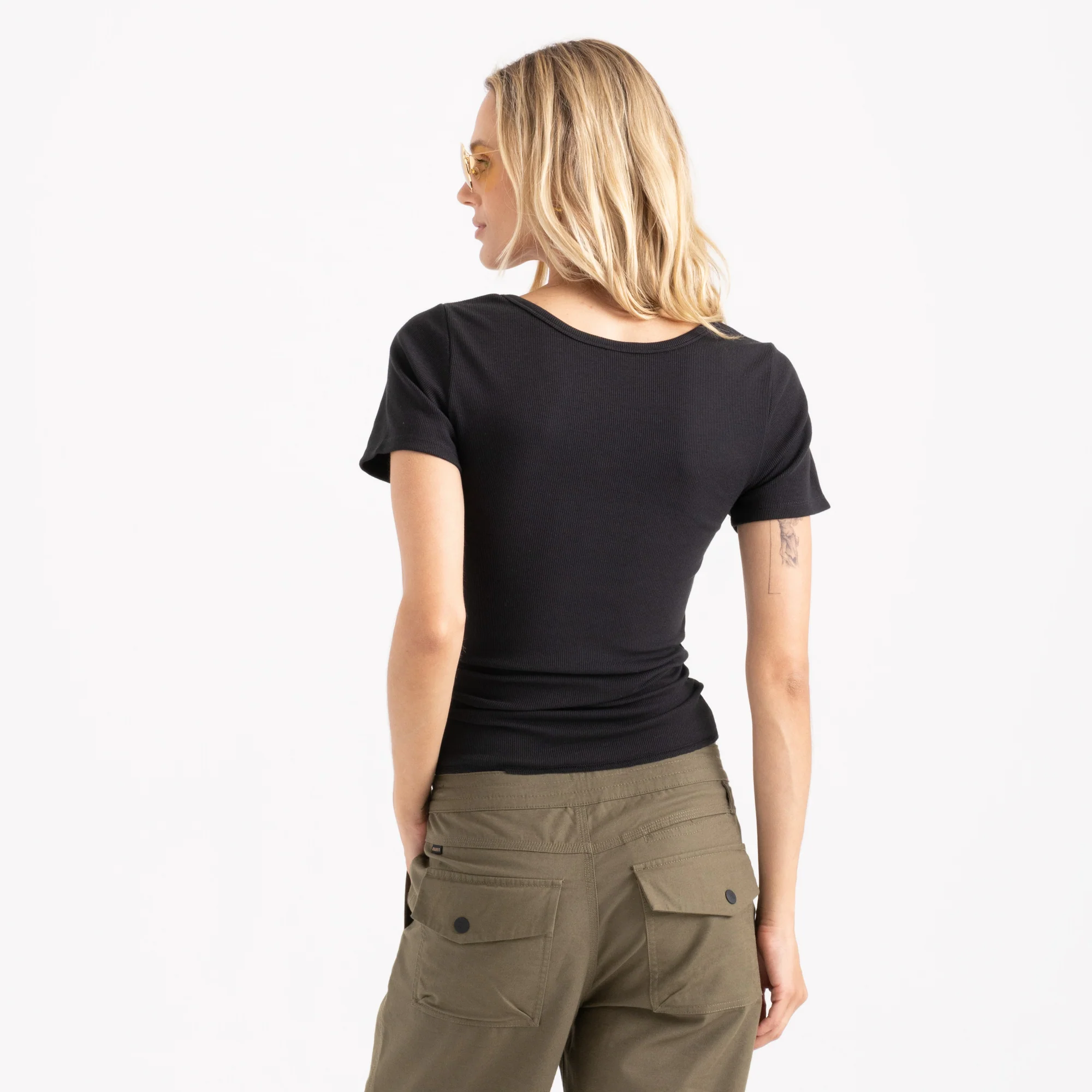 Wind Worn Short Sleeve Tee - Black - Image 3