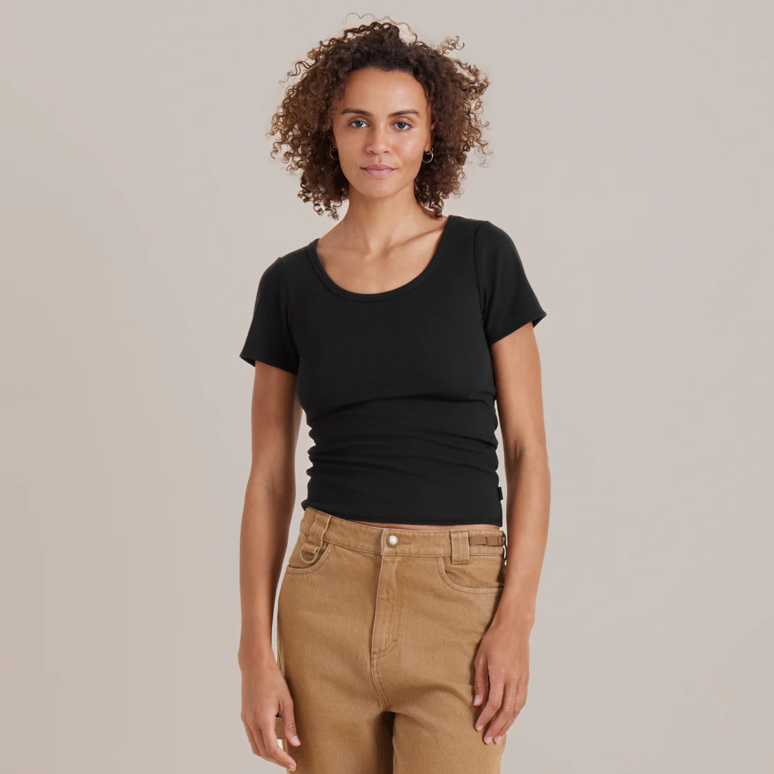 Wind Worn Short Sleeve Tee - Black - Image 6