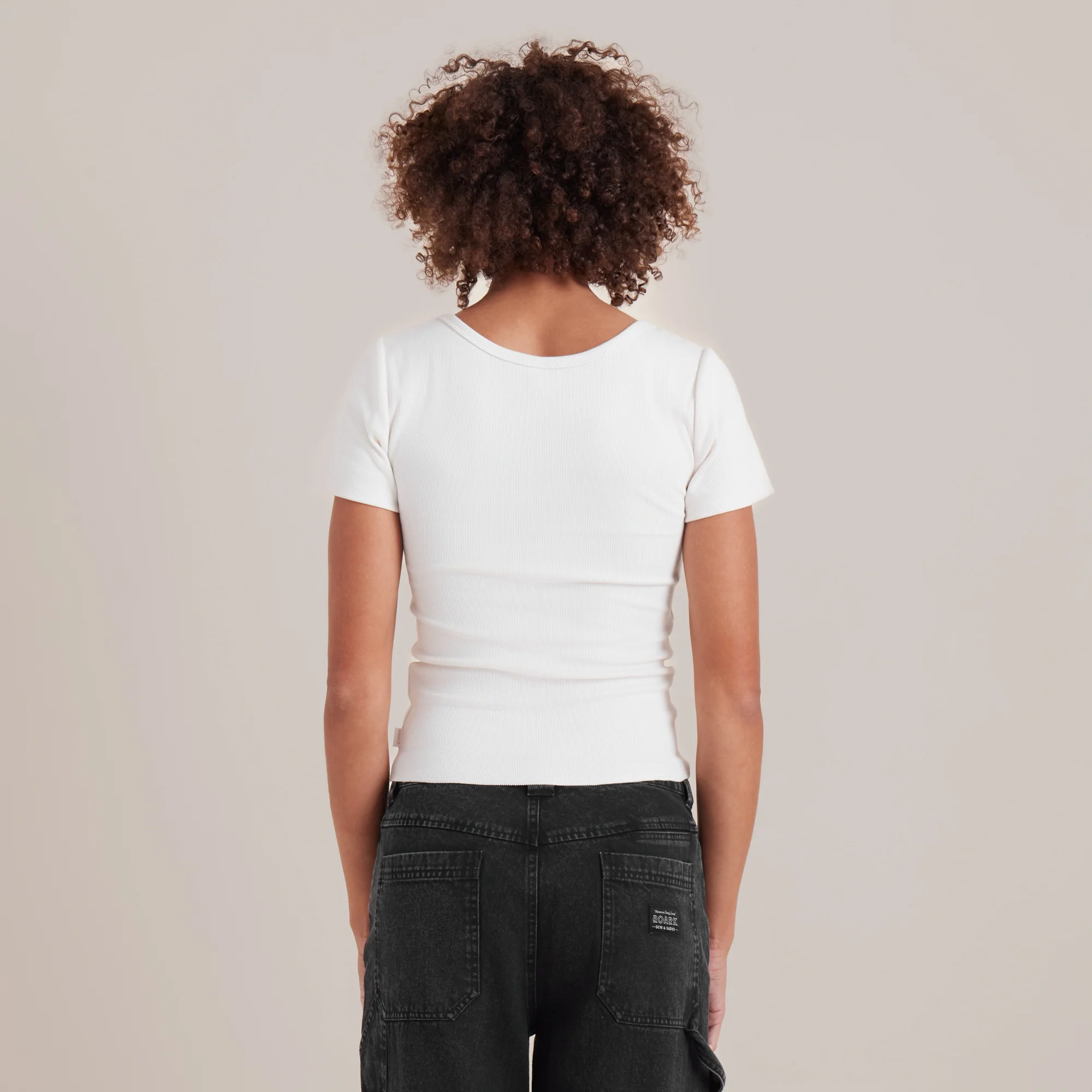 Wind Worn Short Sleeve Tee - Off White - Image 14