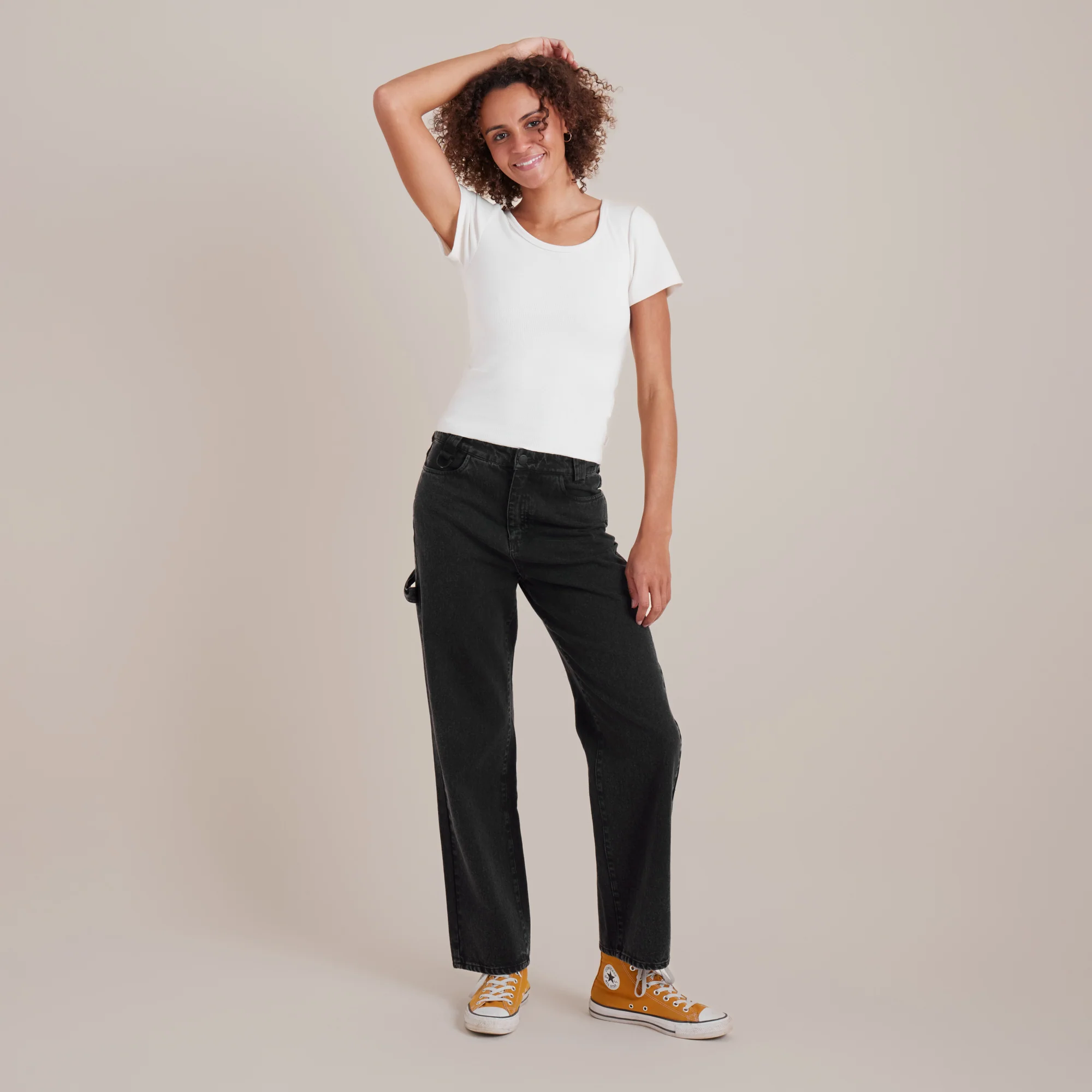 Wind Worn Short Sleeve Tee - Off White - Image 7