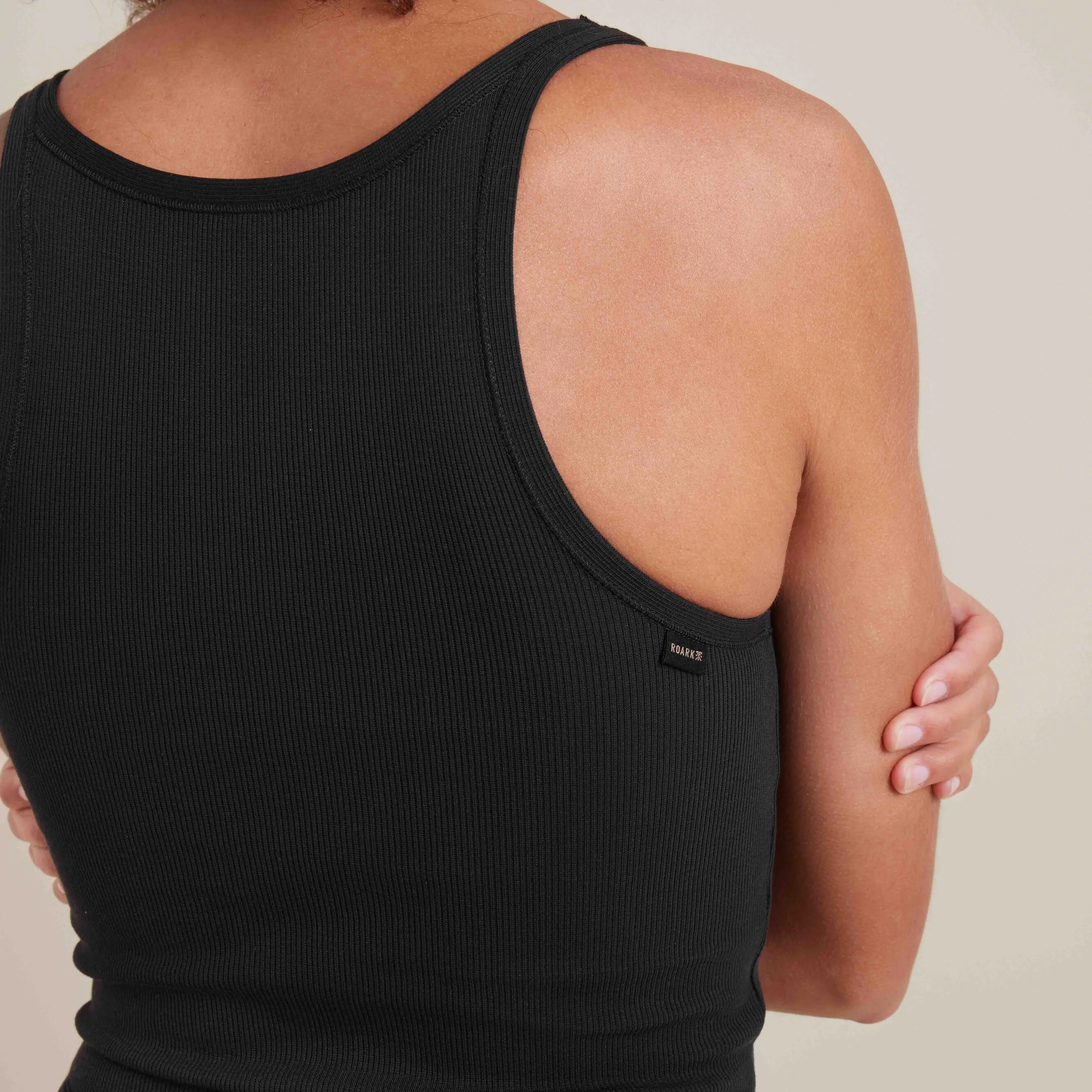 Wind Worn Tank Top - Black - Image 5