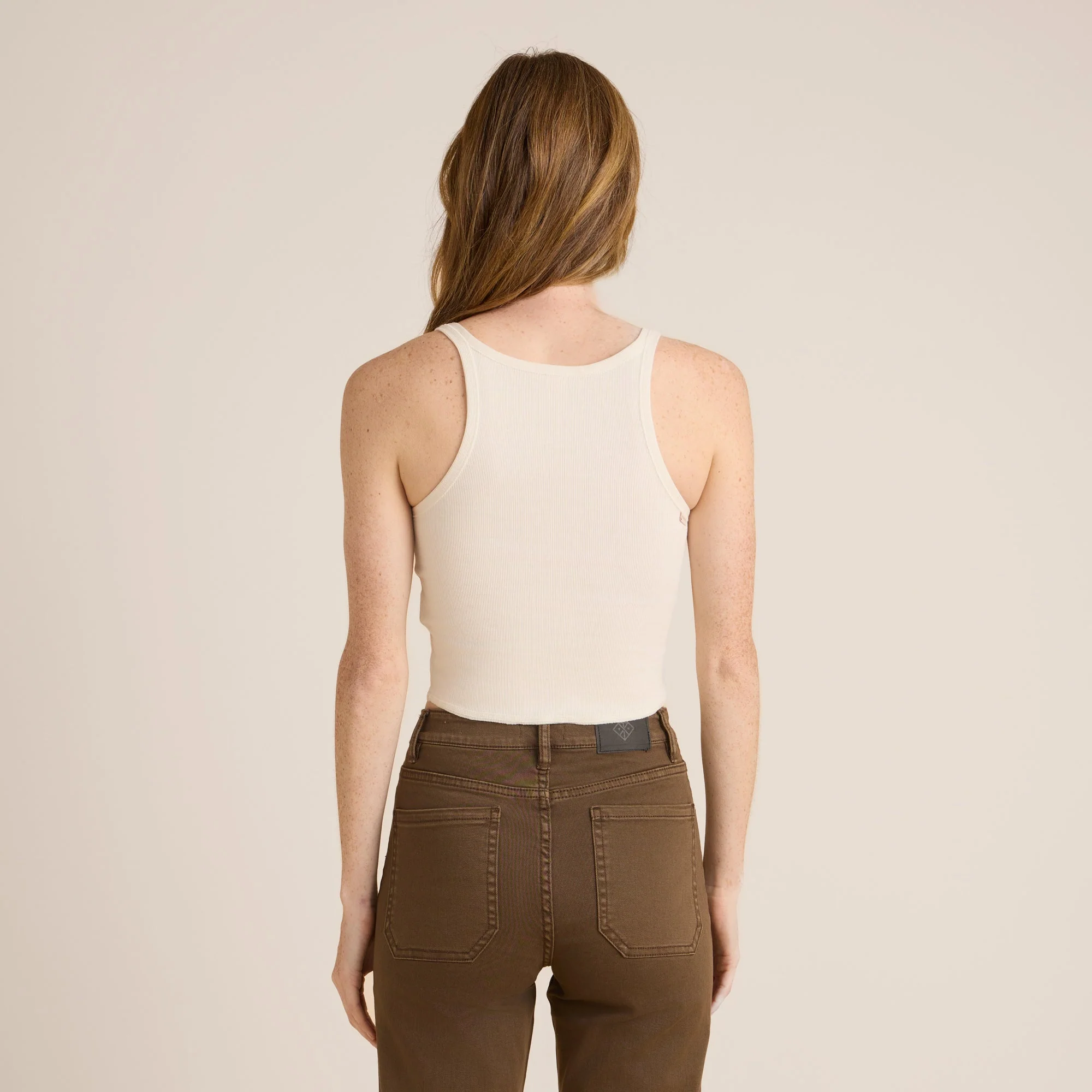 Wind Worn Tank Top - Off White - Image 4